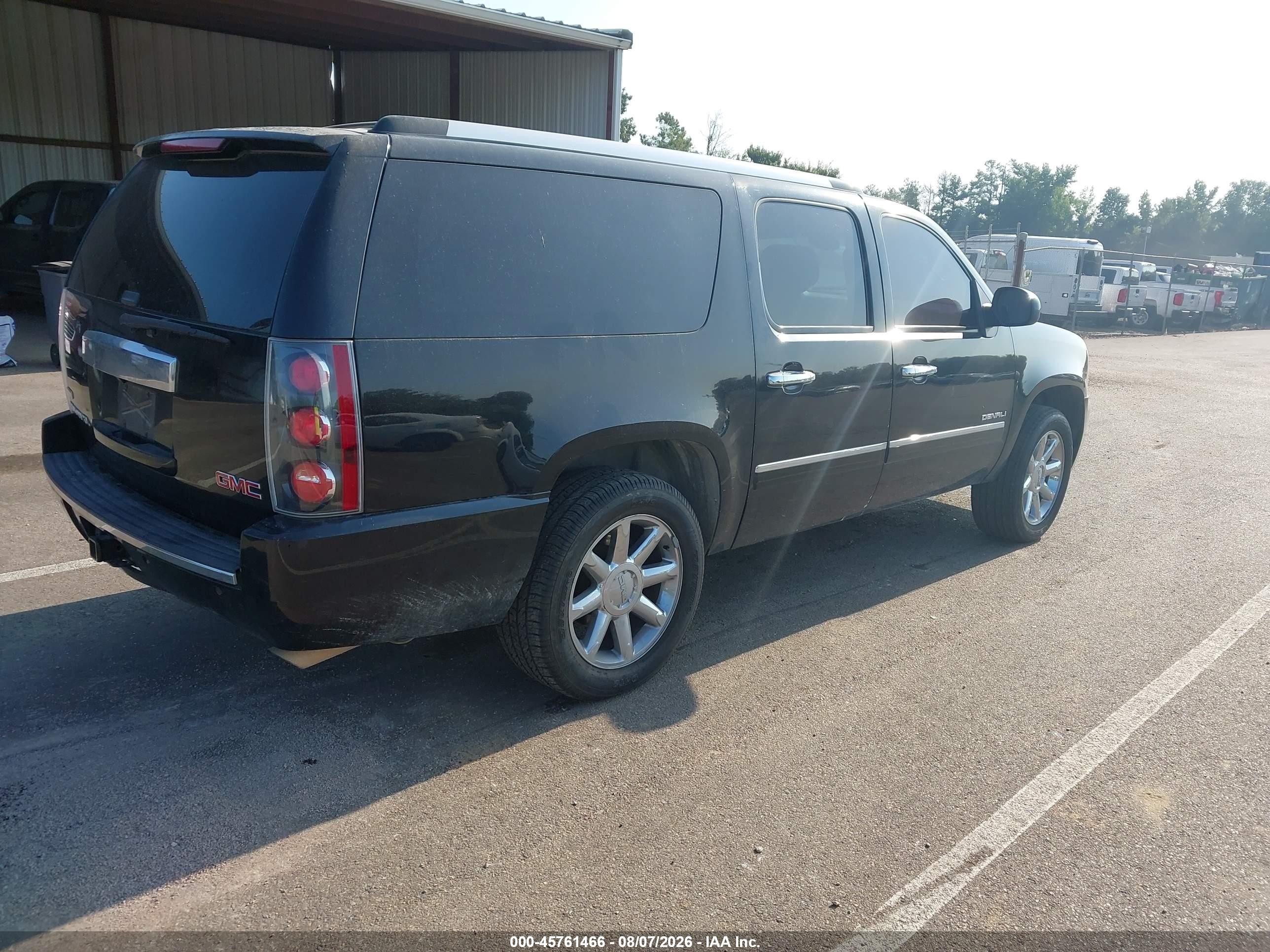 2011 Gmc Yukon Xl 1500 Denali Black vin: 1GKS1MEF6BR348480