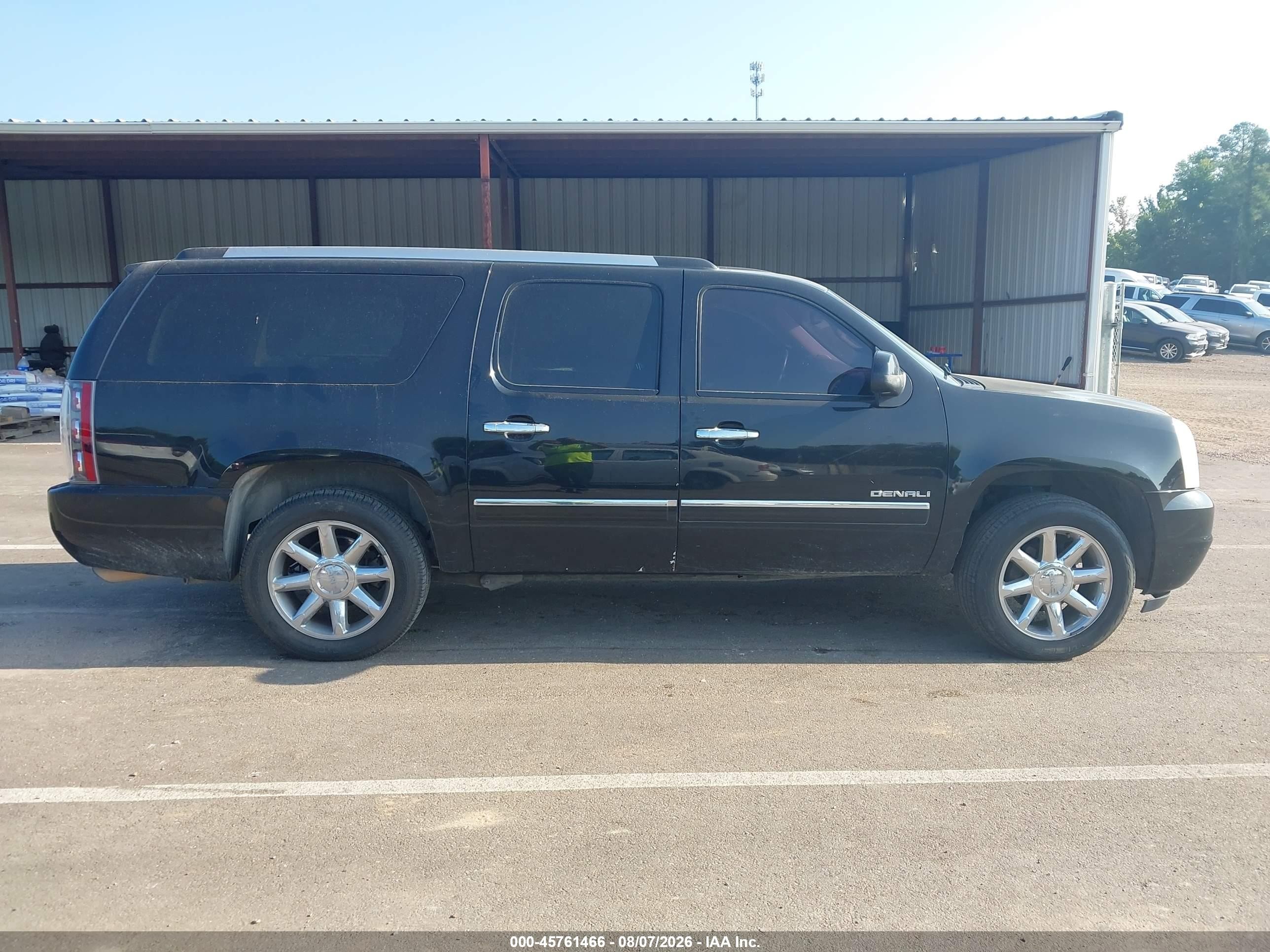 2011 Gmc Yukon Xl 1500 Denali Black vin: 1GKS1MEF6BR348480