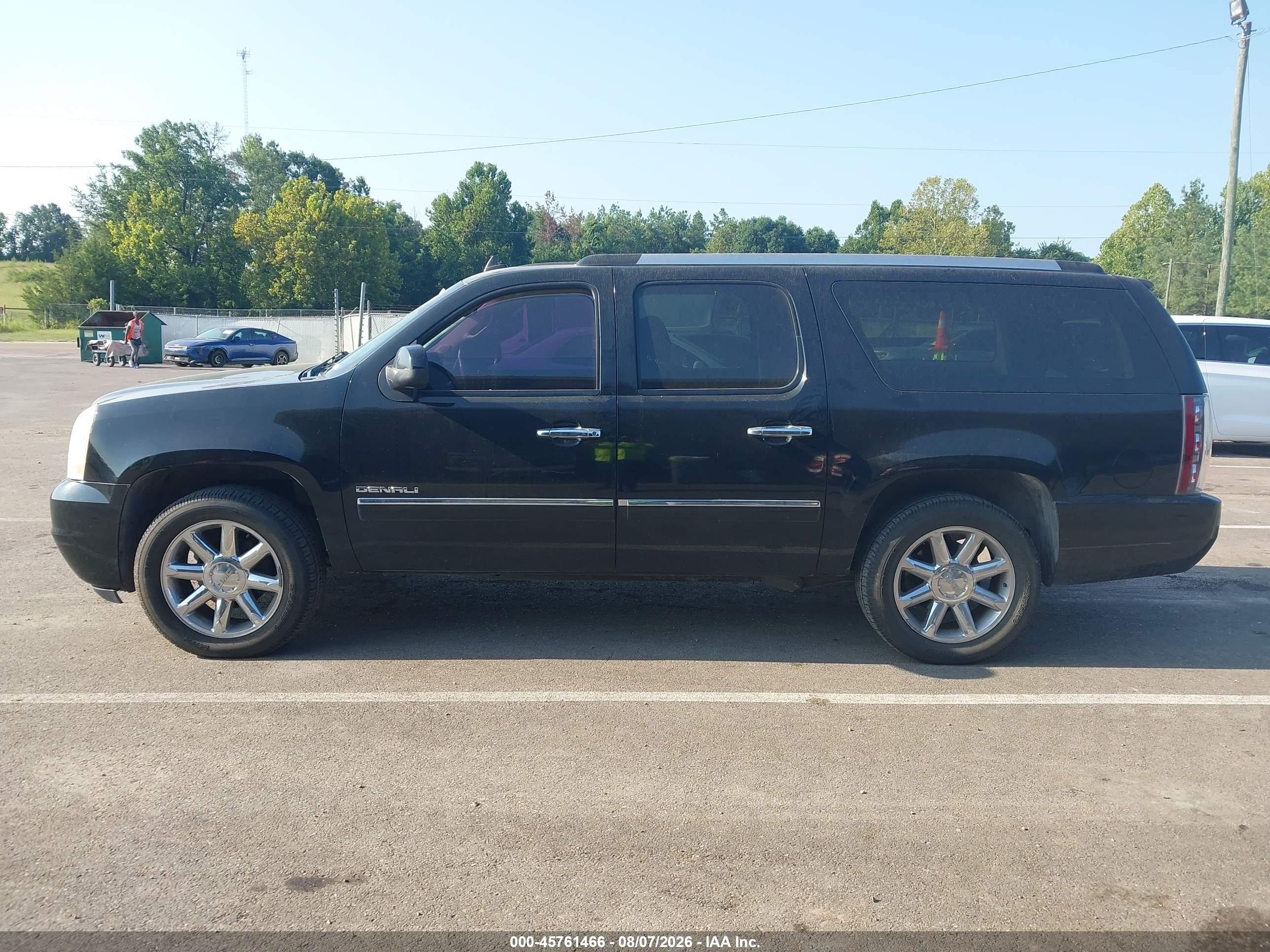2011 Gmc Yukon Xl 1500 Denali Black vin: 1GKS1MEF6BR348480