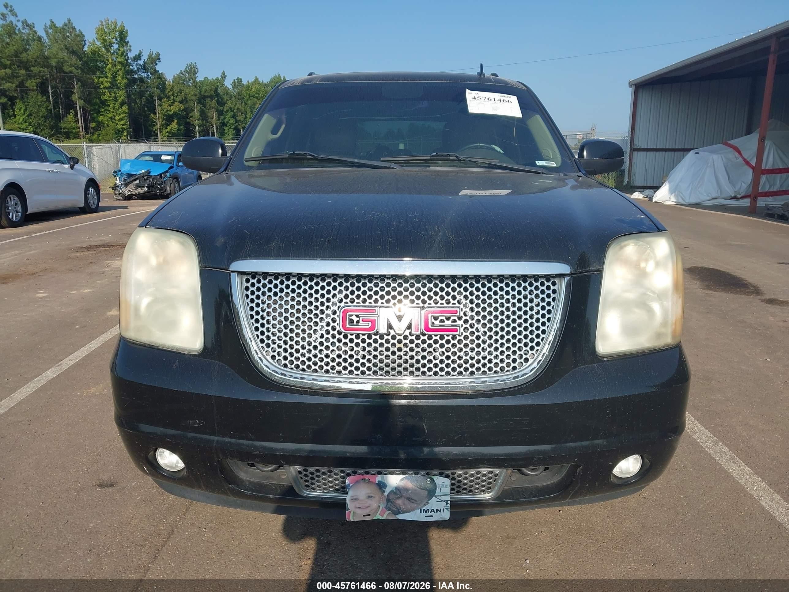2011 Gmc Yukon Xl 1500 Denali Black vin: 1GKS1MEF6BR348480