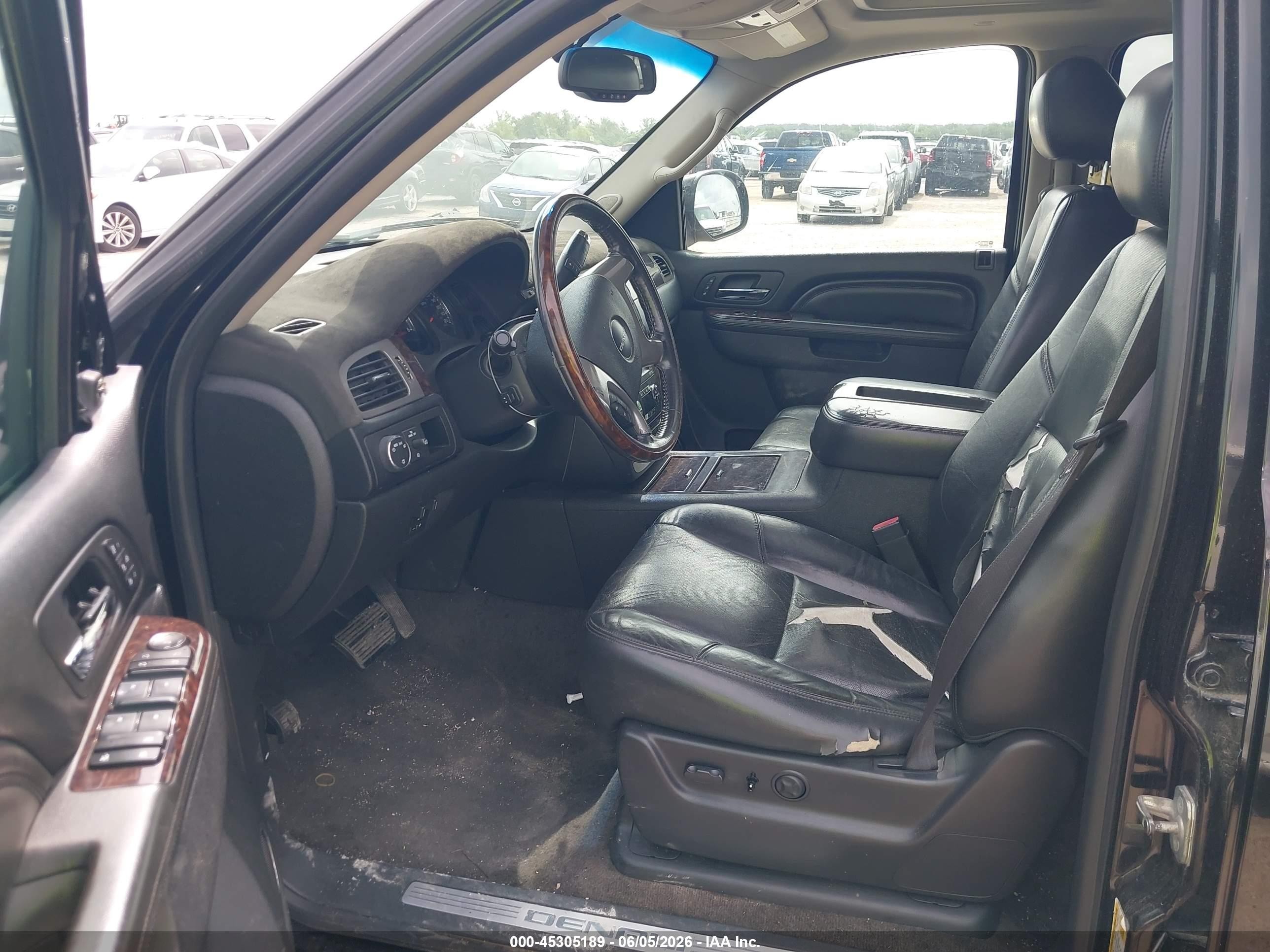 2012 Gmc Yukon Xl 1500 Denali Black vin: 1GKS1MEF9CR200969