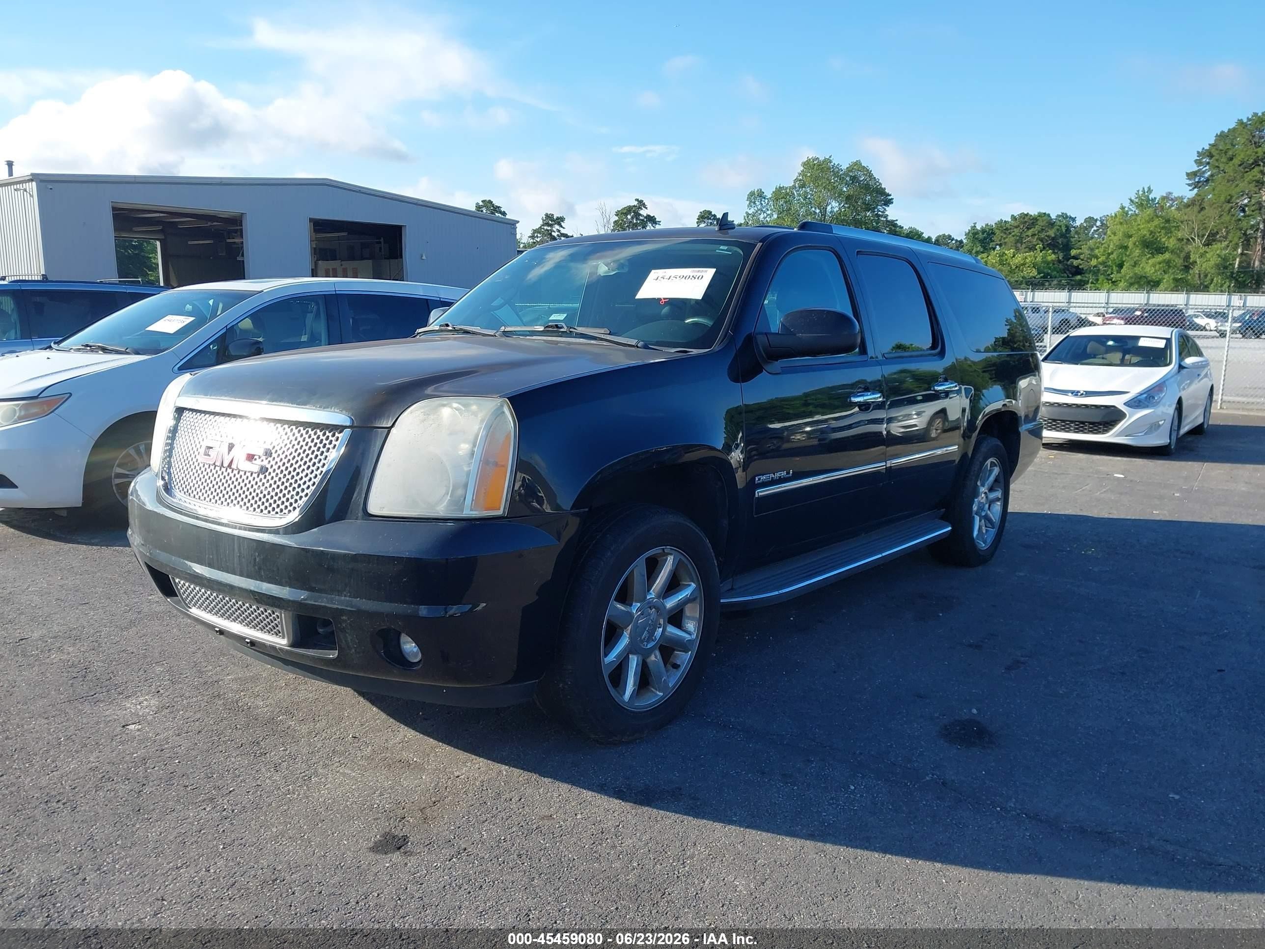 2012 Gmc Yukon Xl 1500 Denali Black vin: 1GKS1MEFXCR282534