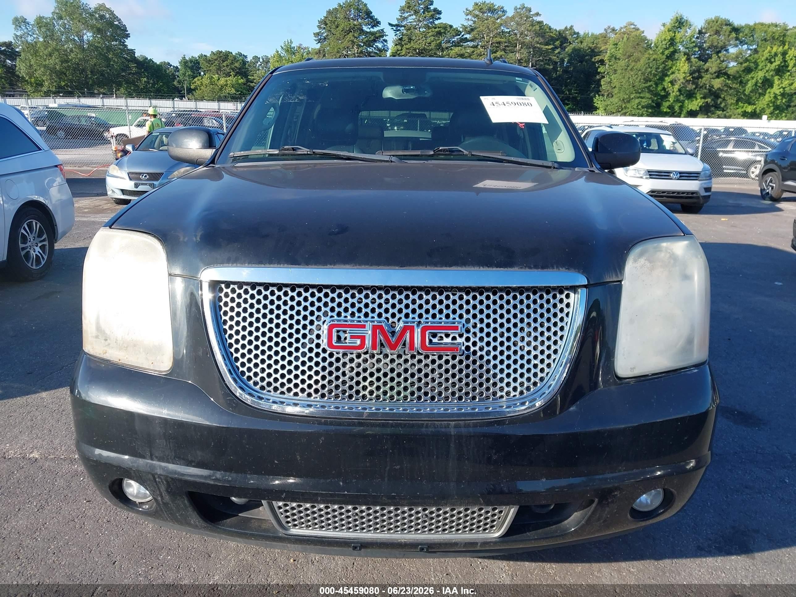 2012 Gmc Yukon Xl 1500 Denali Black vin: 1GKS1MEFXCR282534