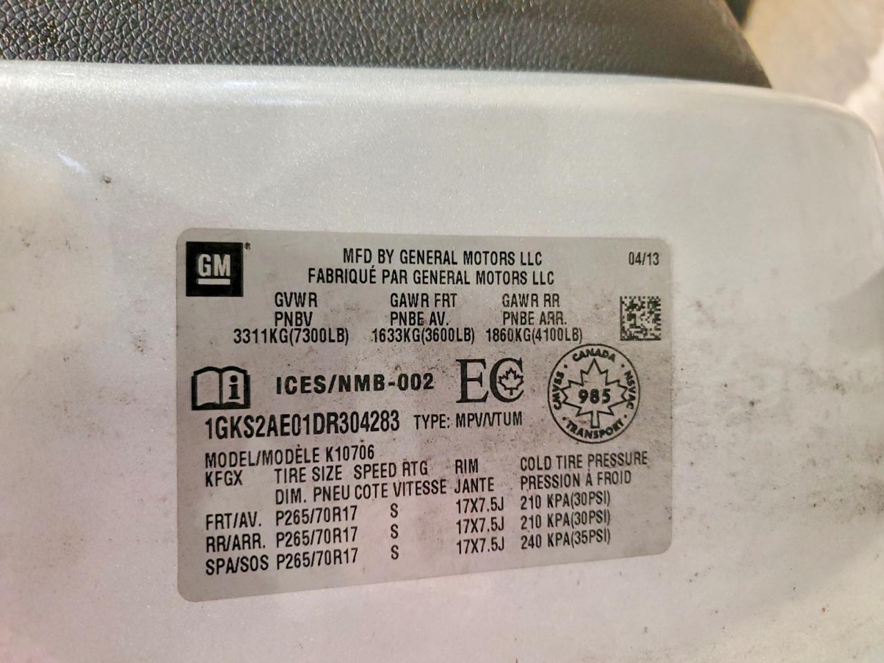 2013 Gmc Yukon Sle Серебряный vin: 1GKS2AE01DR304283
