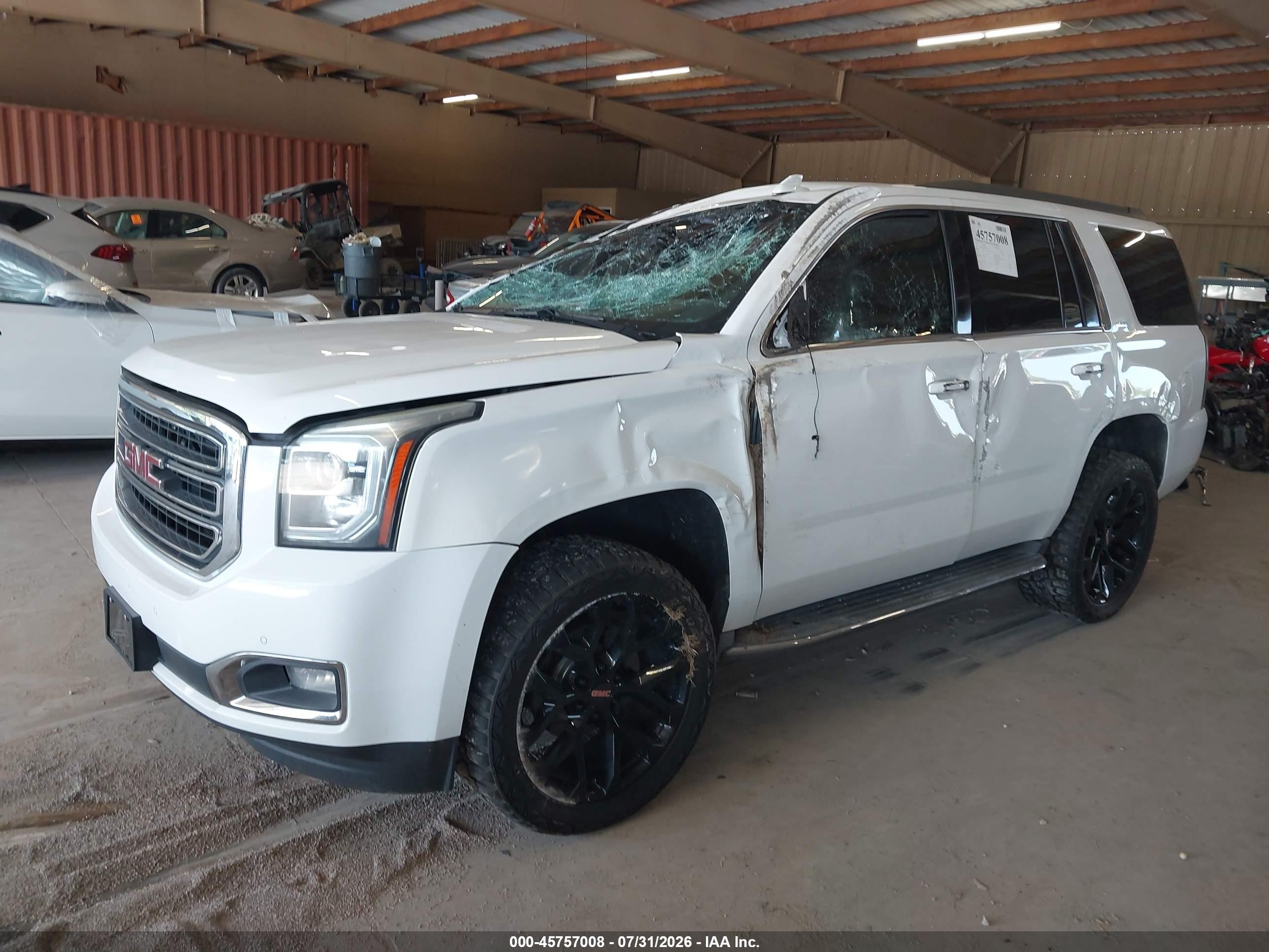 2015 Gmc Yukon Sle Белый vin: 1GKS2AEC4FR670946