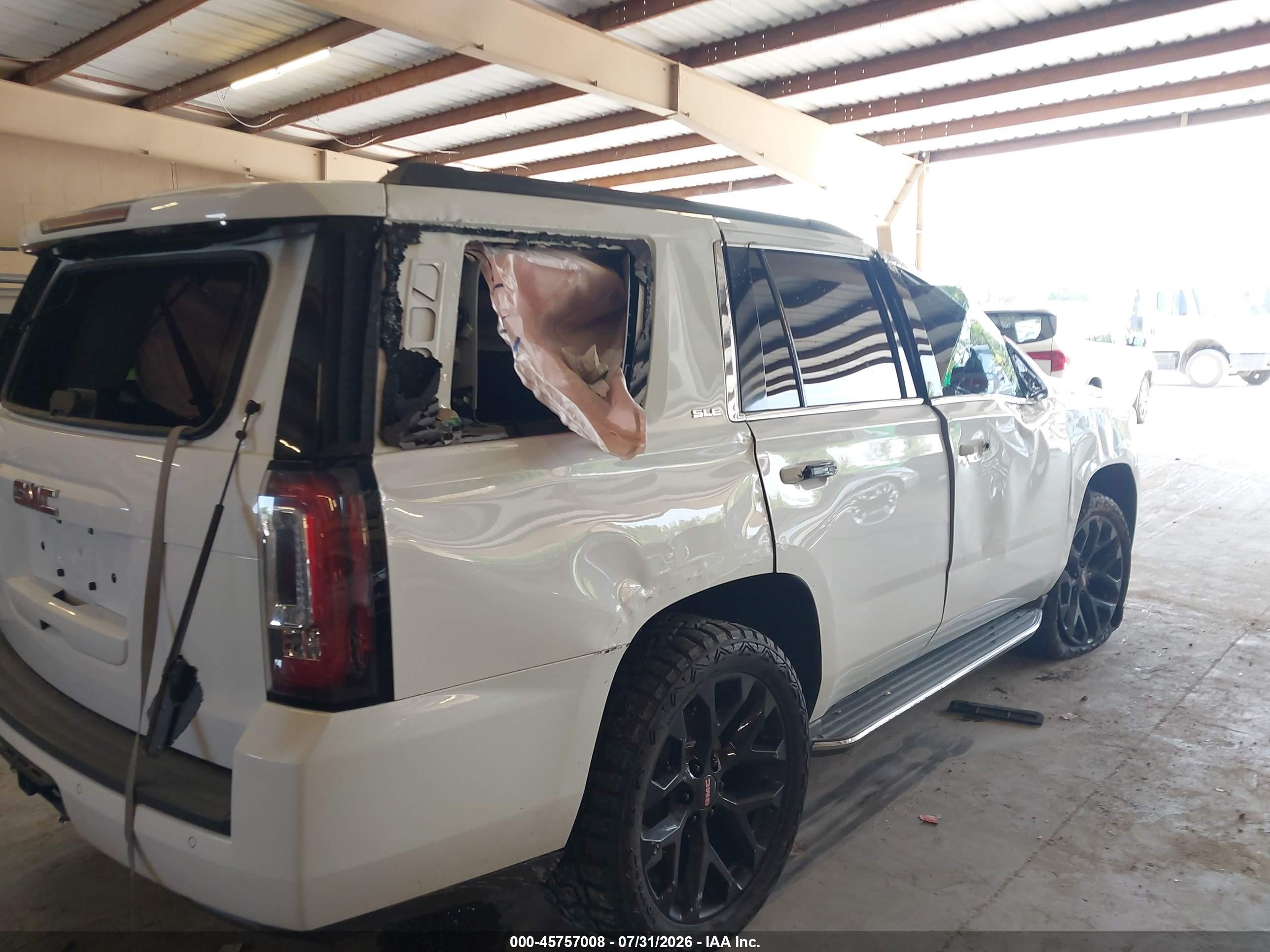 2015 Gmc Yukon Sle Белый vin: 1GKS2AEC4FR670946