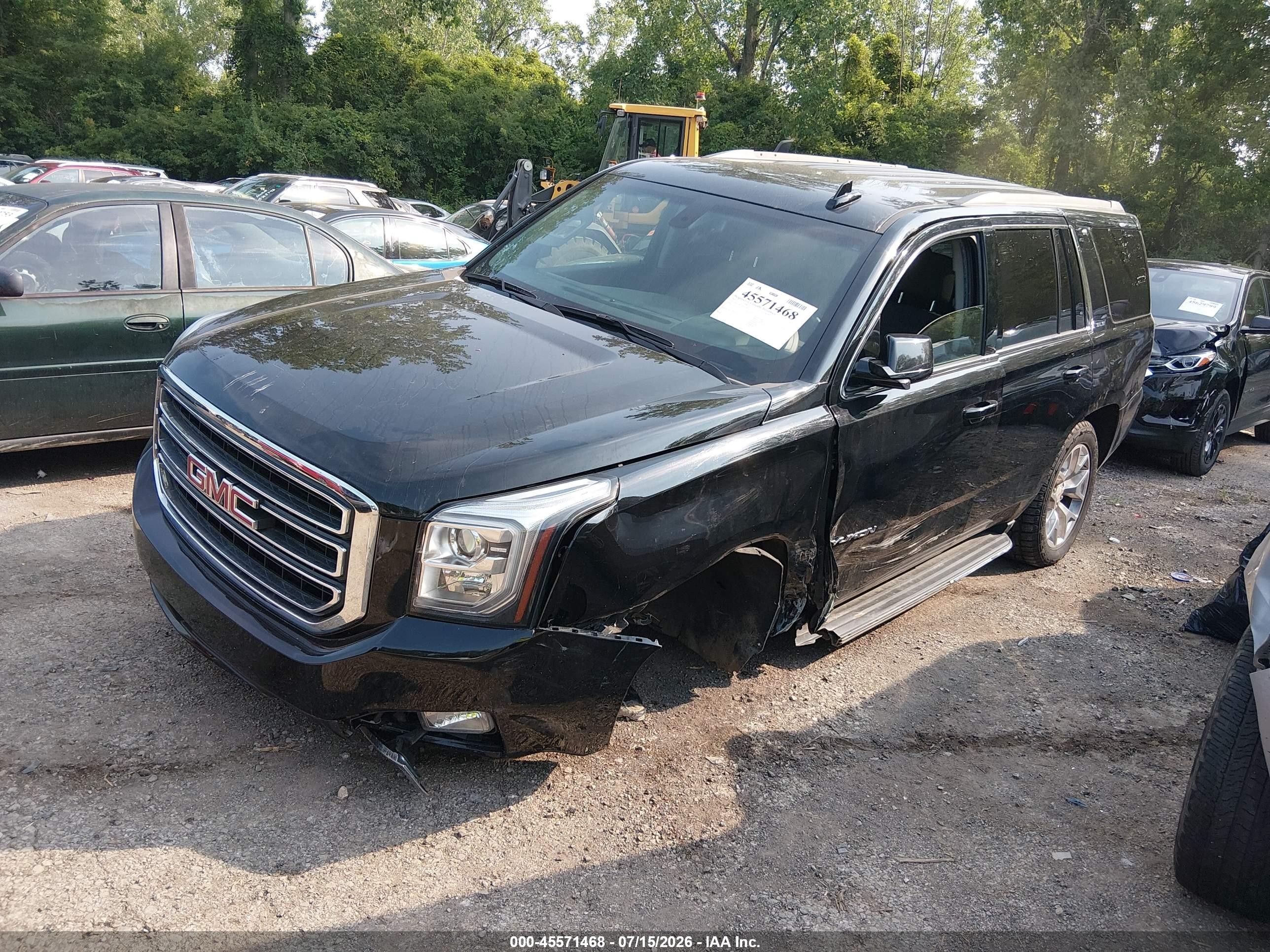 2017 Gmc Yukon Sle Черный vin: 1GKS2AKC2HR343064