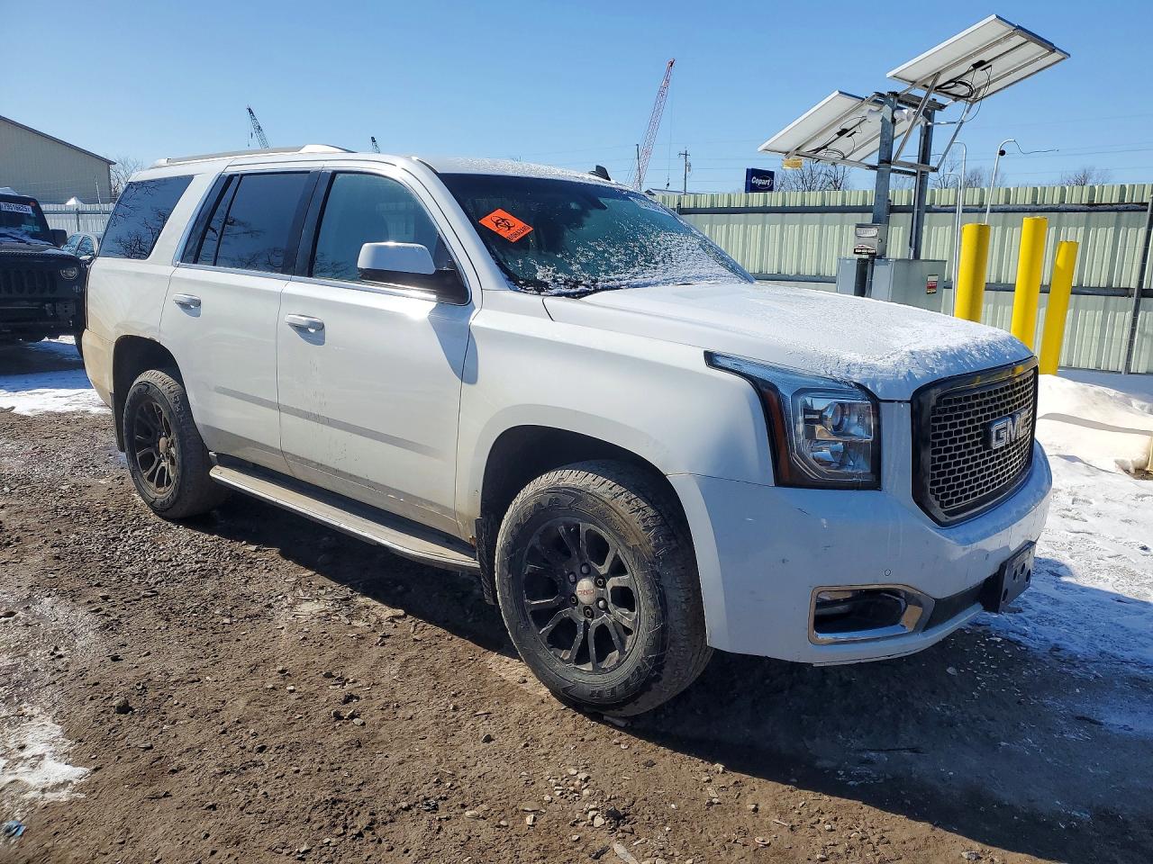 2015 Gmc Yukon Sle White vin: 1GKS2AKC6FR111404
