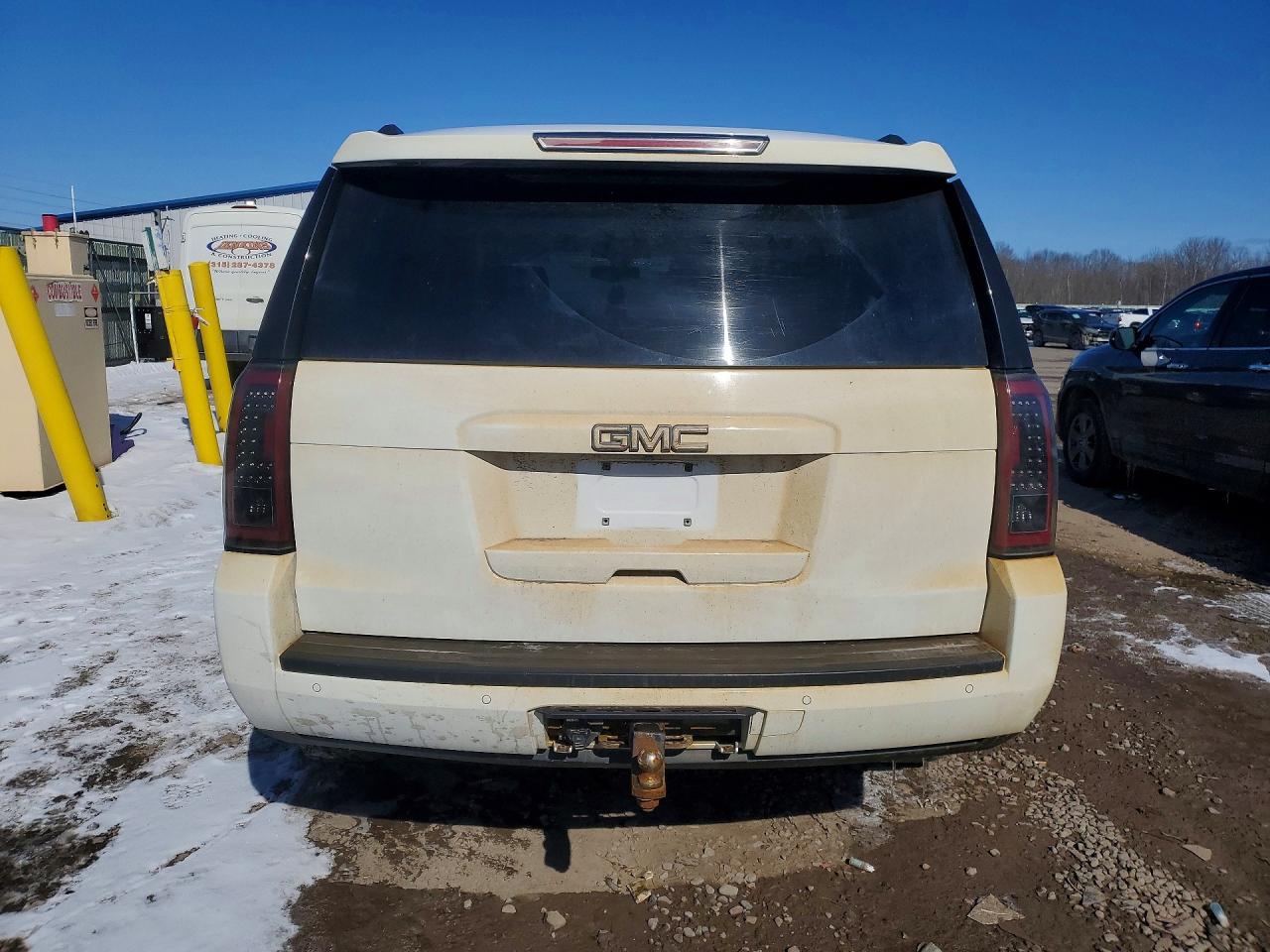 2015 Gmc Yukon Sle White vin: 1GKS2AKC6FR111404