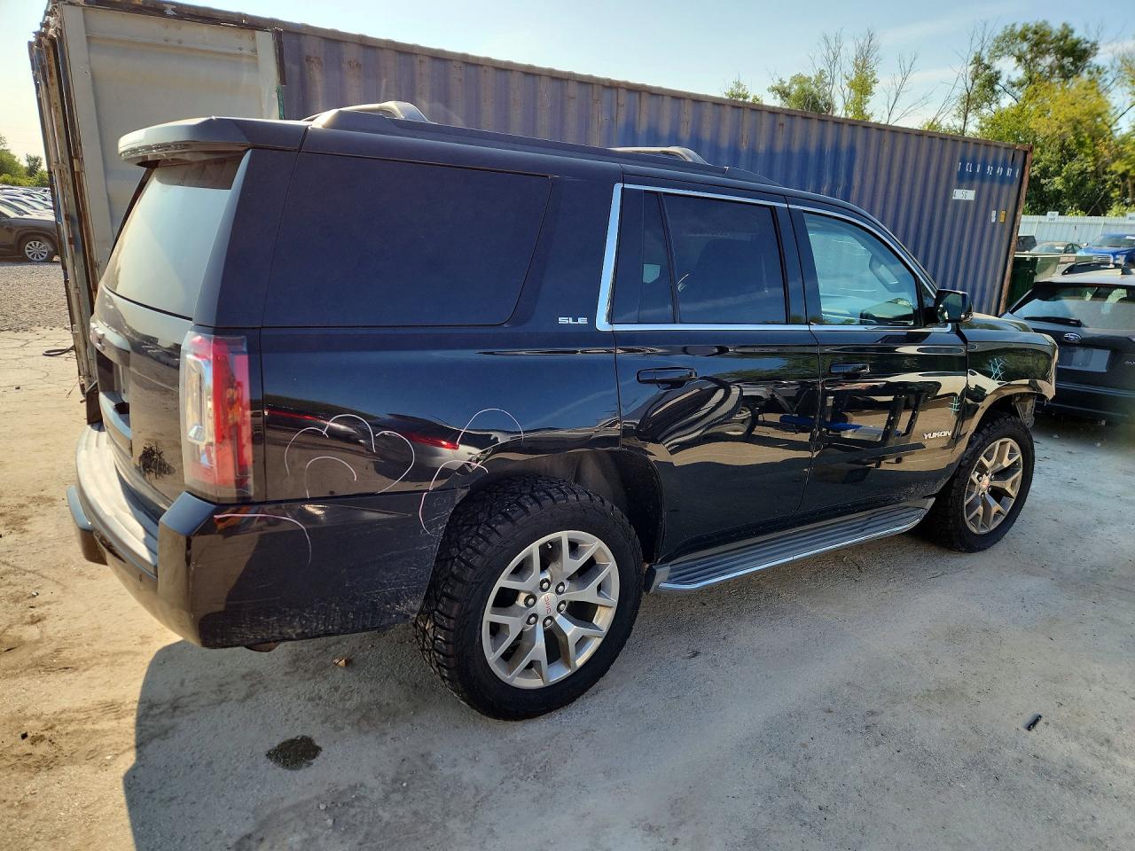 2015 Gmc Yukon Sle Black vin: 1GKS2AKCXFR152411