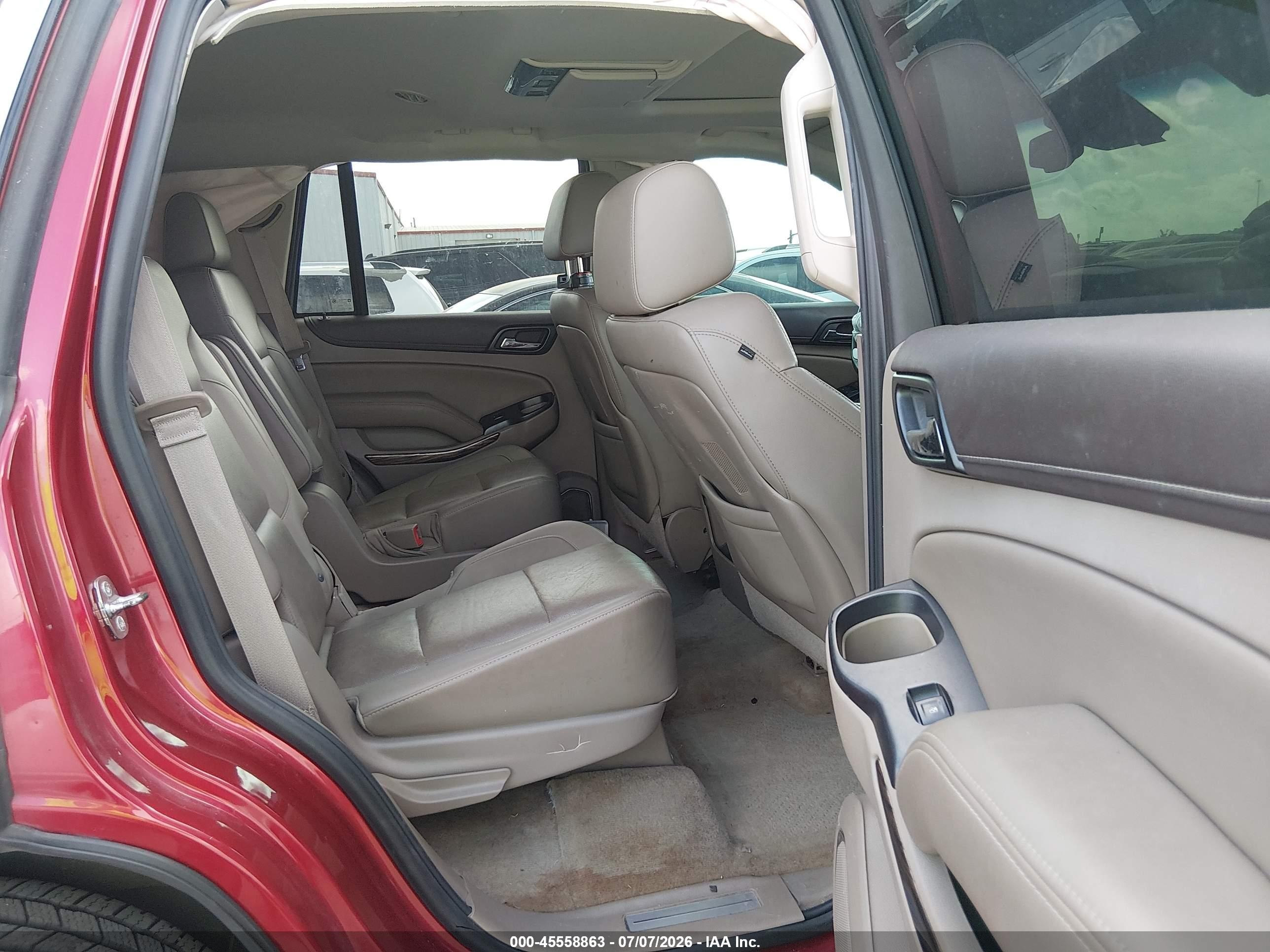 2015 Gmc Yukon Slt Red vin: 1GKS2BKC0FR111825