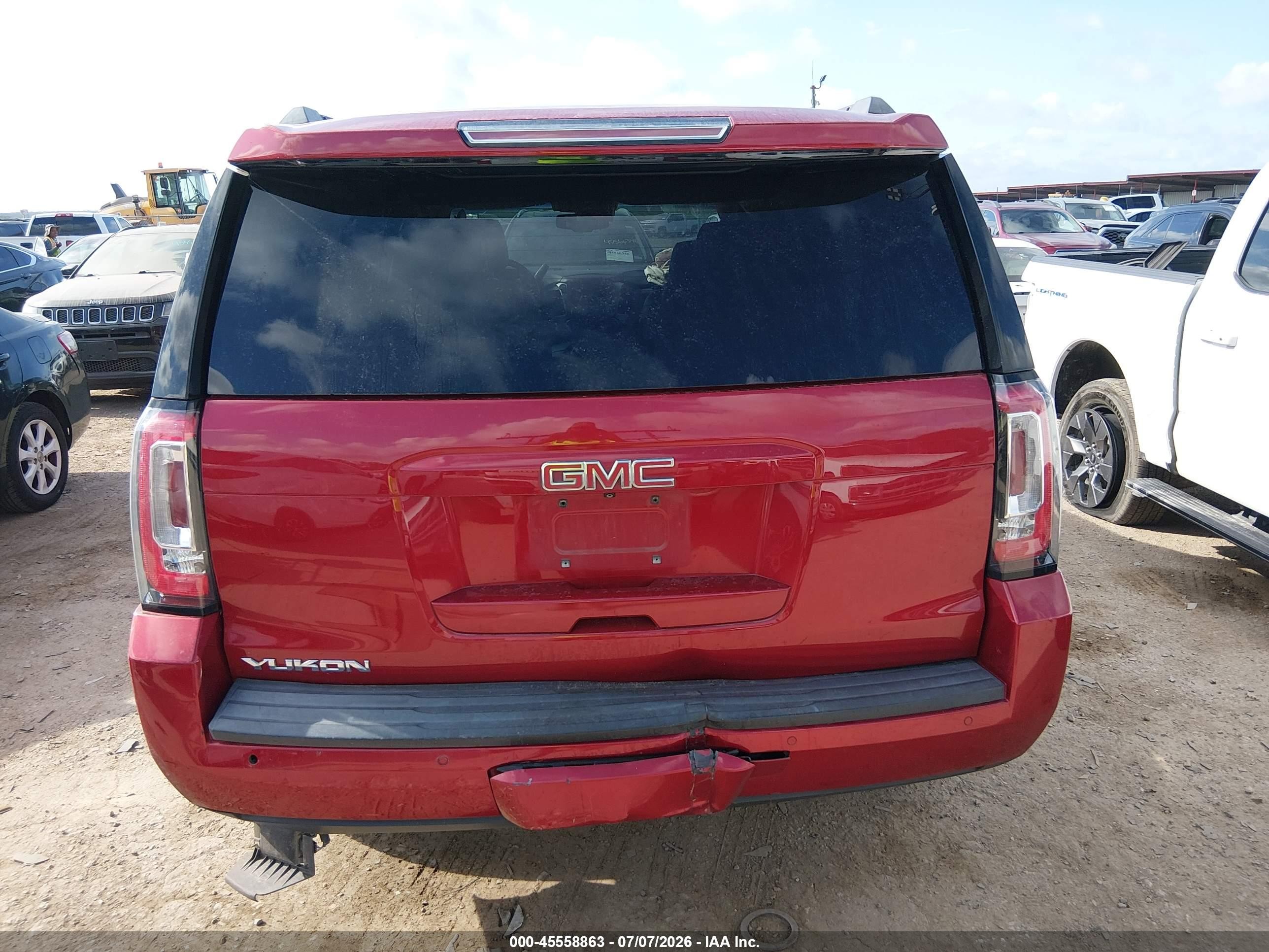 2015 Gmc Yukon Slt Red vin: 1GKS2BKC0FR111825
