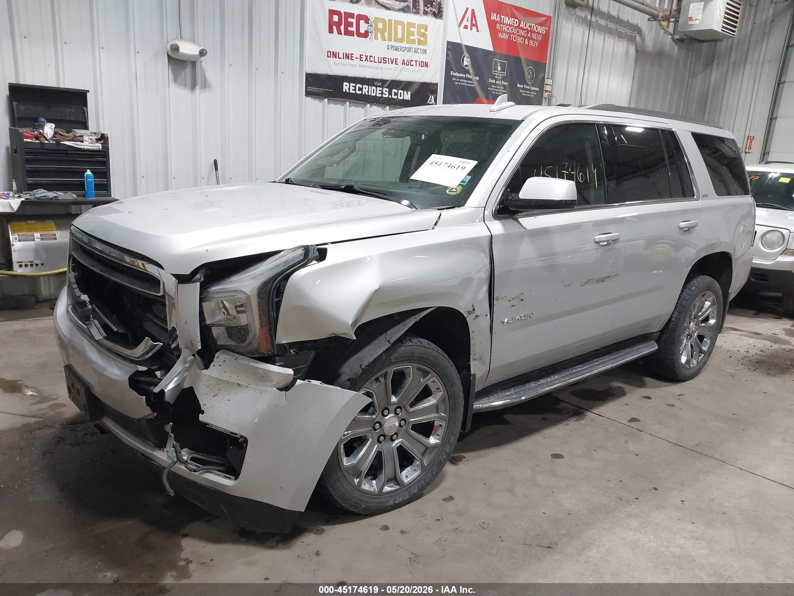 2015 Gmc Yukon Slt Silver vin: 1GKS2BKC0FR599092