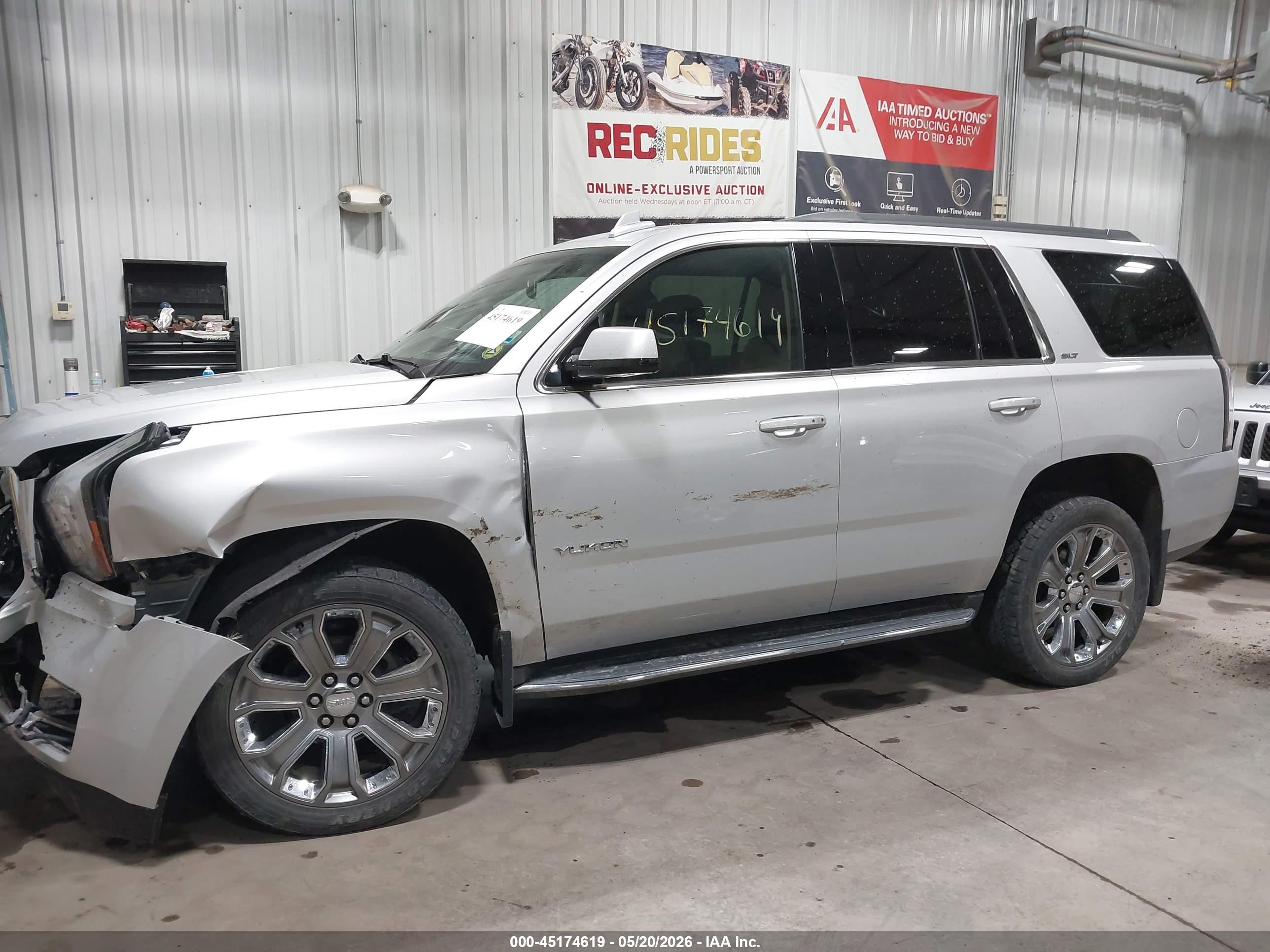 2015 Gmc Yukon Slt Silver vin: 1GKS2BKC0FR599092