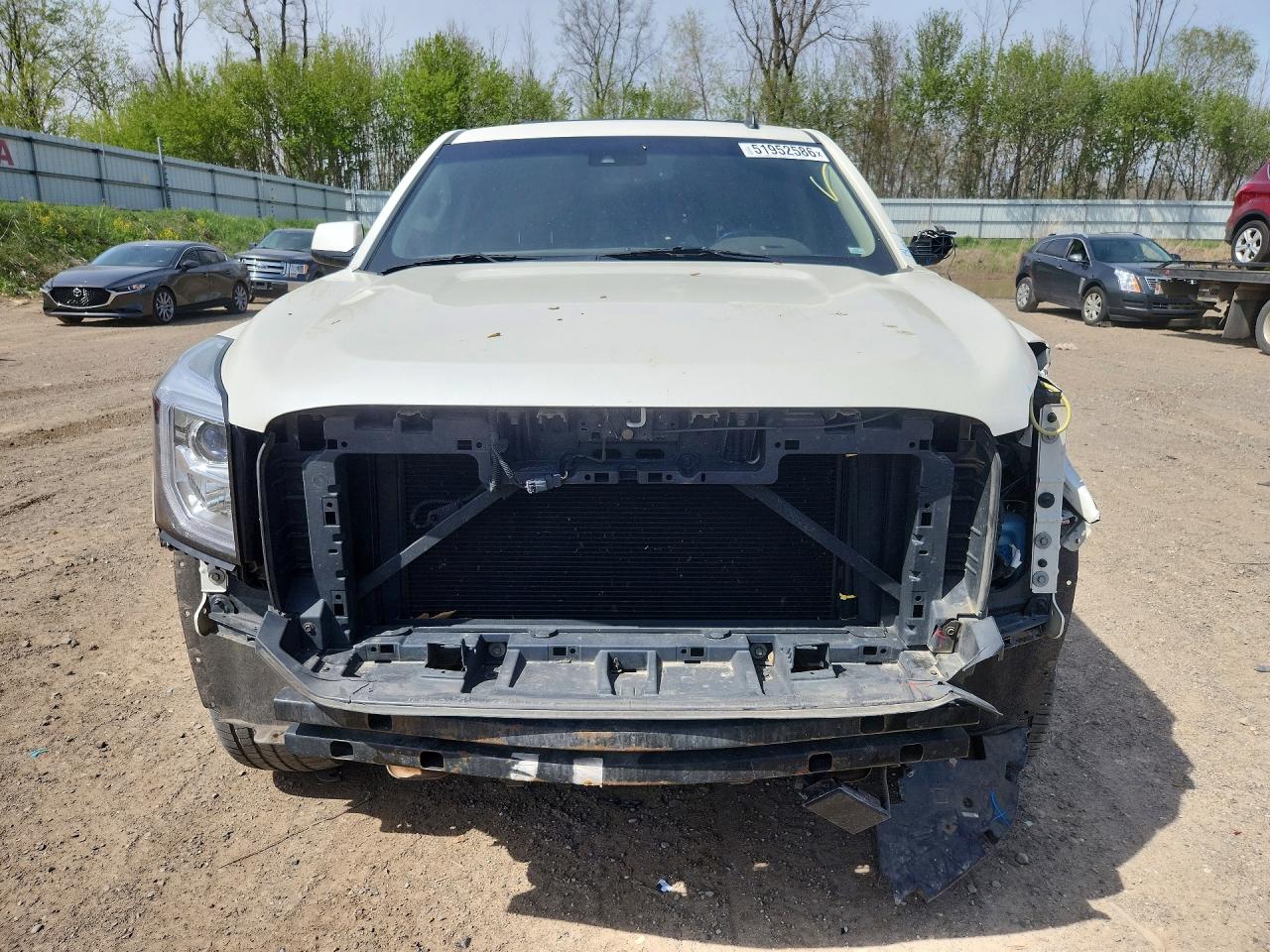 2015 Gmc Yukon Slt White vin: 1GKS2BKC1FR110697