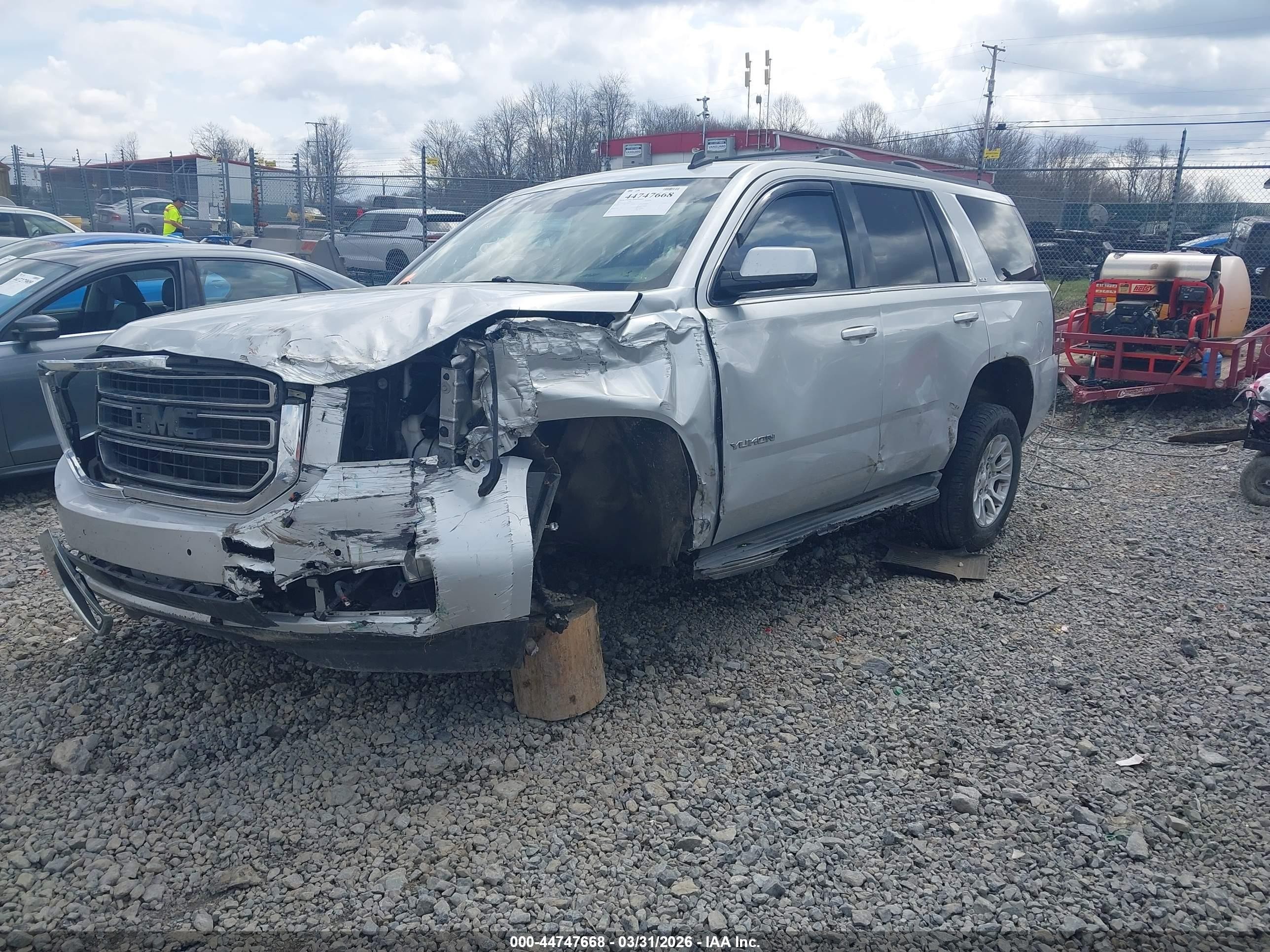 2015 Gmc Yukon Slt Silver vin: 1GKS2BKC2FR268224