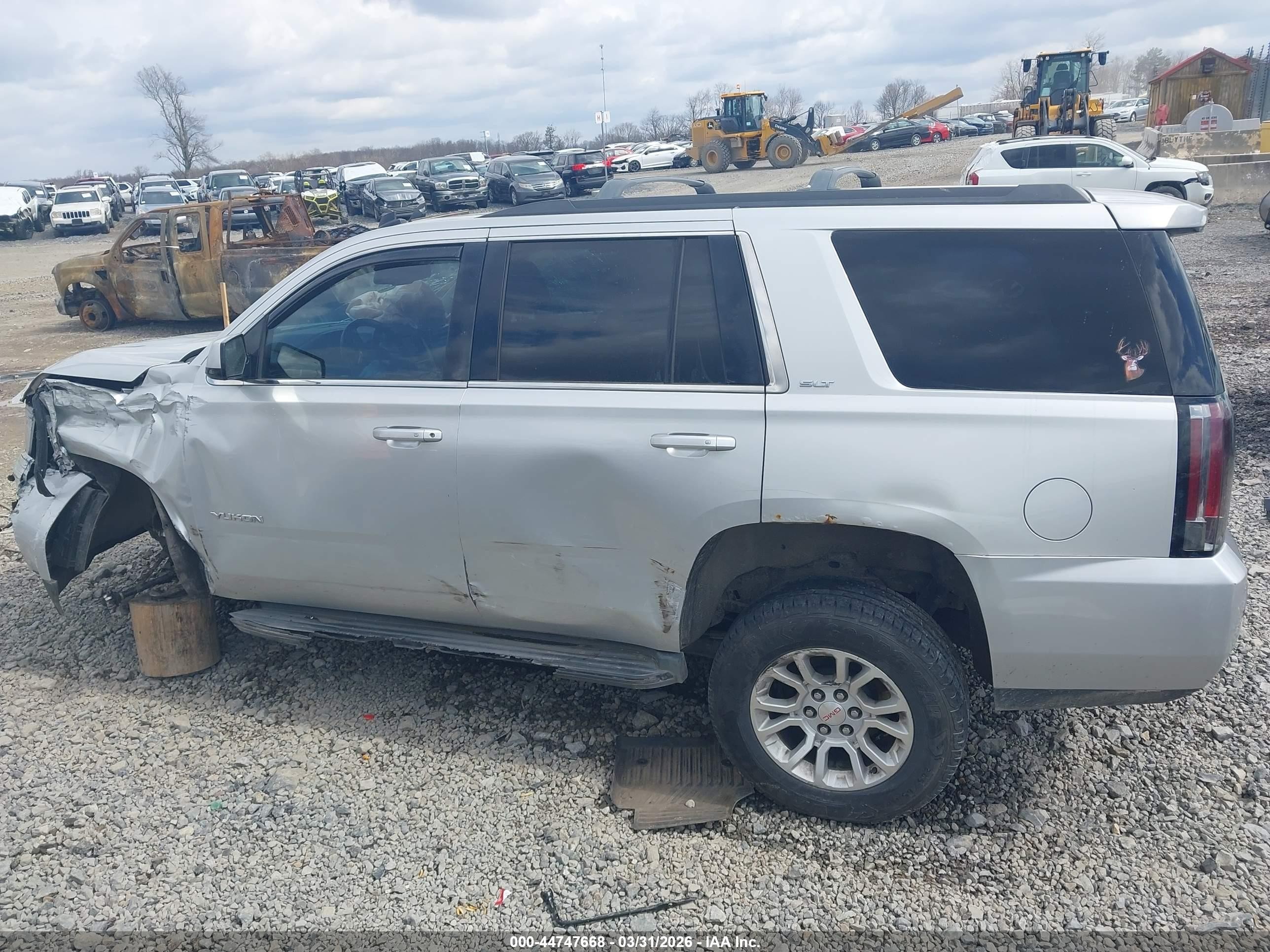 2015 Gmc Yukon Slt Silver vin: 1GKS2BKC2FR268224