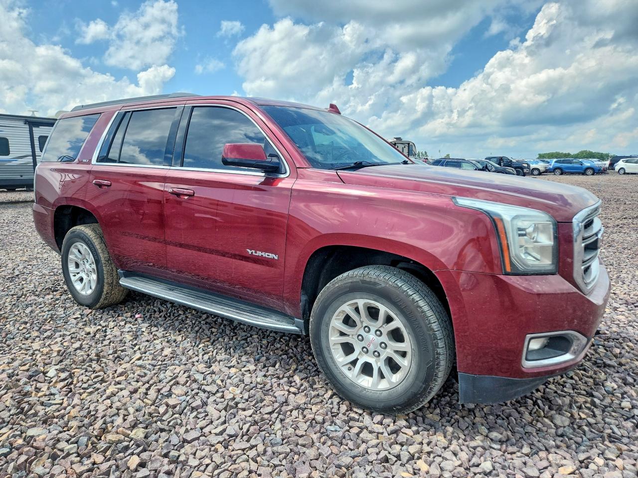 2017 Gmc Yukon Slt Темно-бордовый vin: 1GKS2BKC2HR179014
