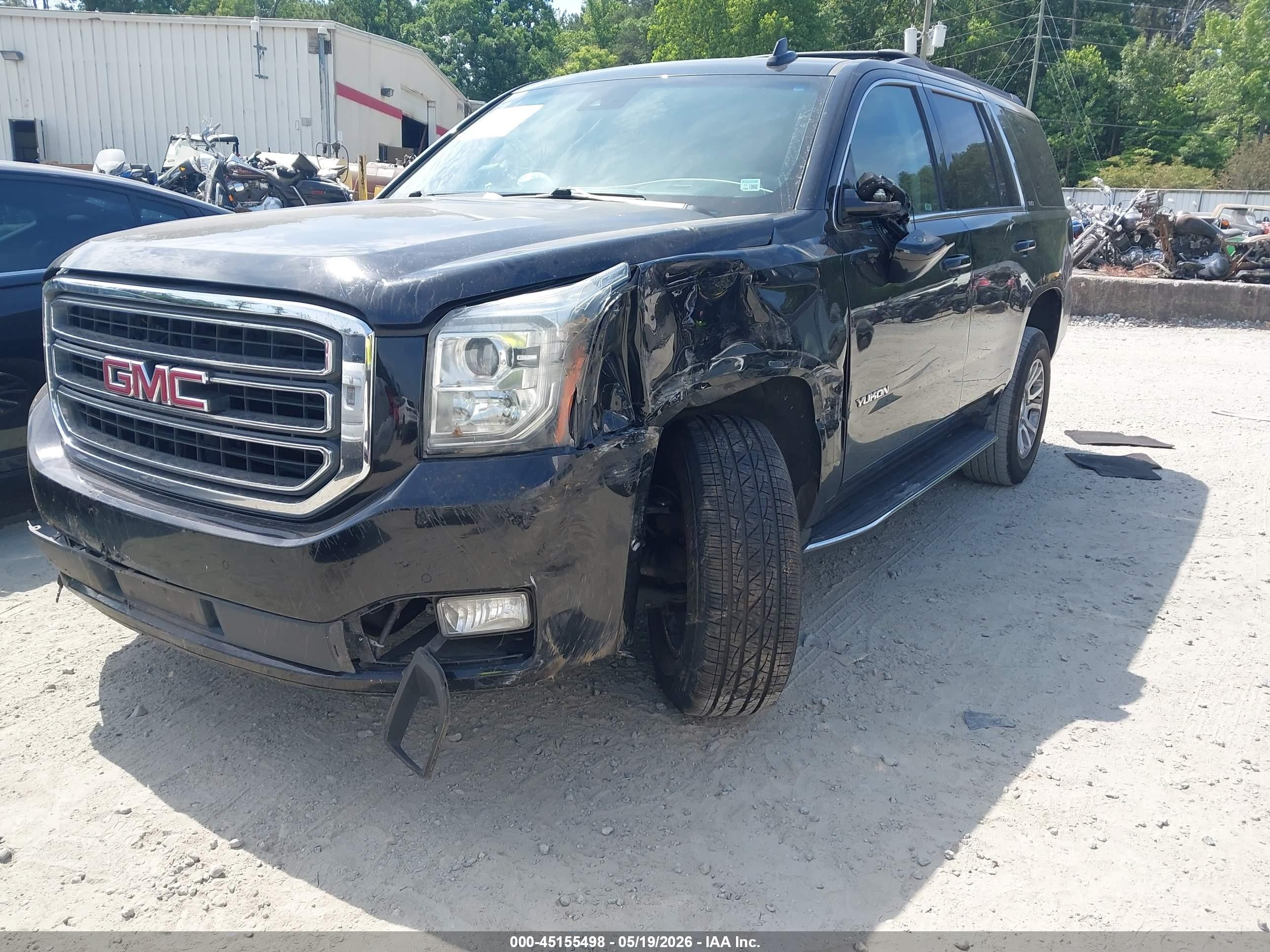 2020 Gmc Yukon 4wd Slt Black vin: 1GKS2BKC2LR203479