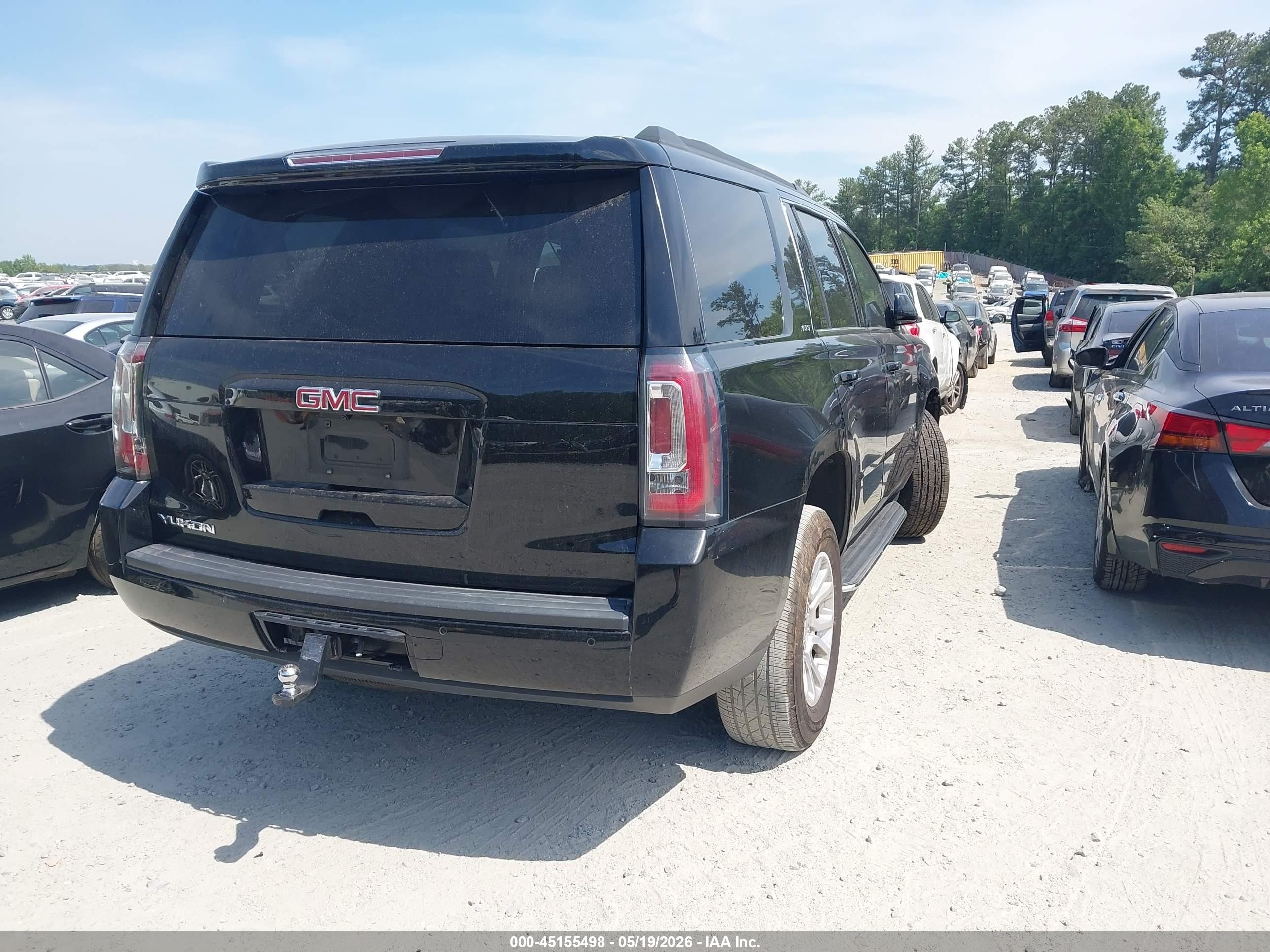 2020 Gmc Yukon 4wd Slt Black vin: 1GKS2BKC2LR203479