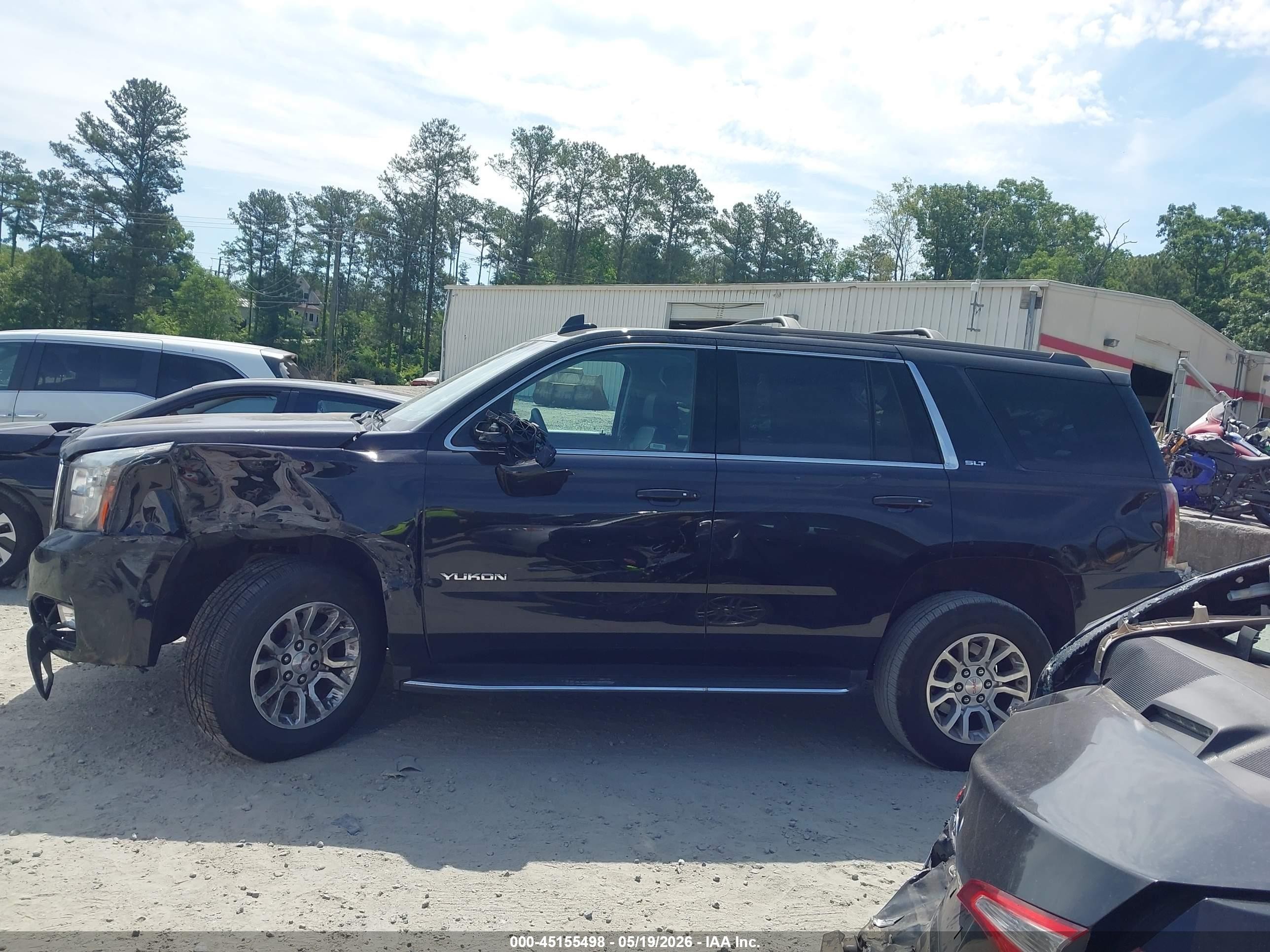 2020 Gmc Yukon 4wd Slt Black vin: 1GKS2BKC2LR203479