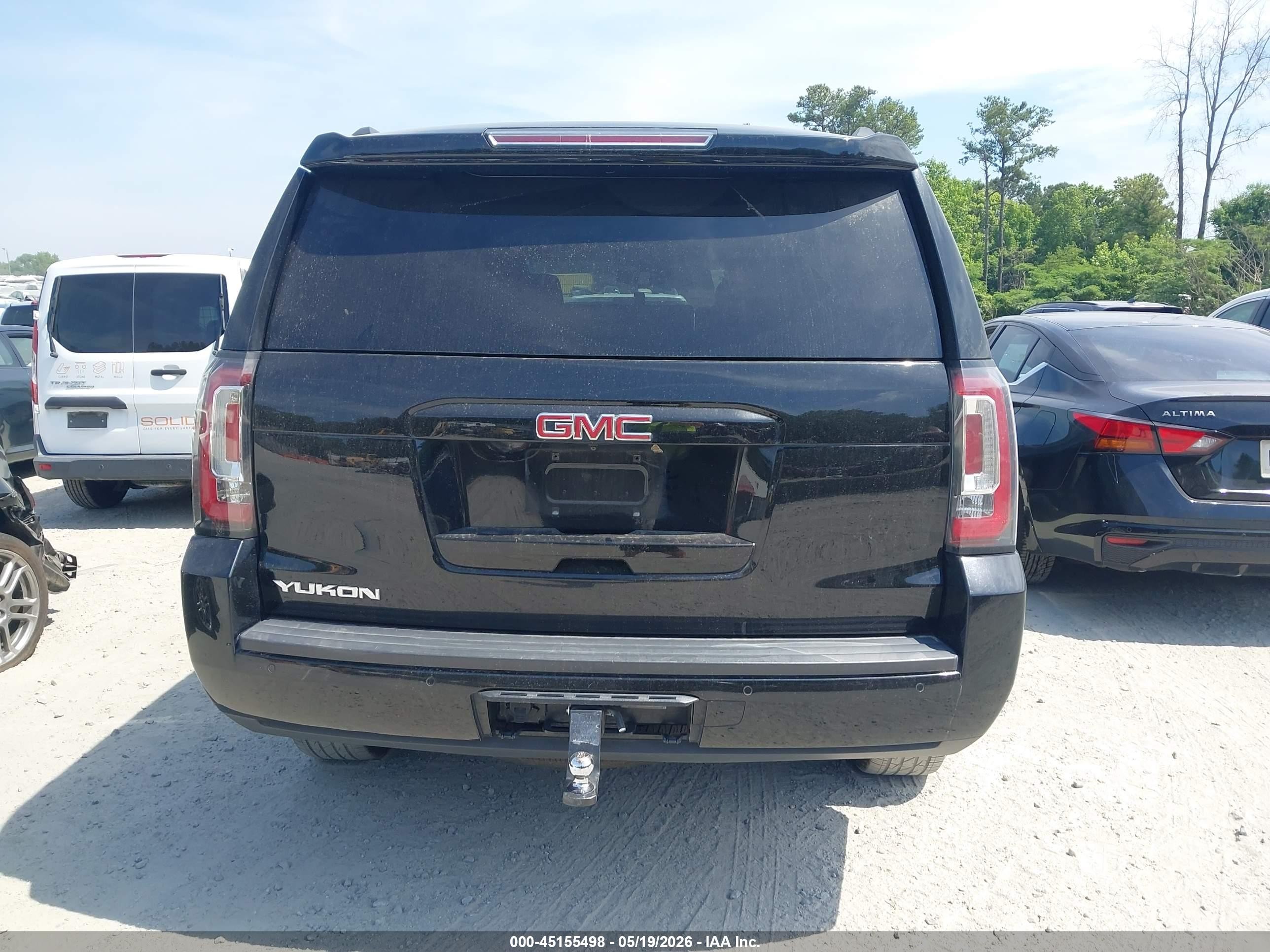 2020 Gmc Yukon 4wd Slt Black vin: 1GKS2BKC2LR203479