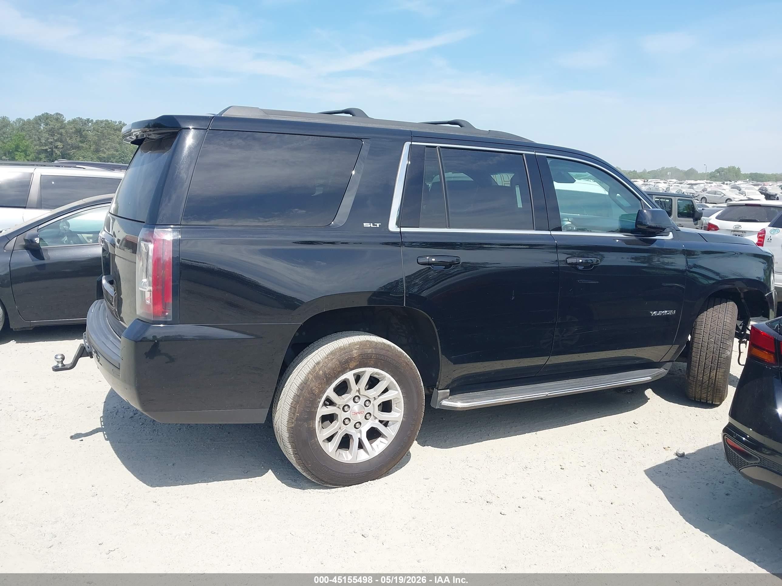 2020 Gmc Yukon 4wd Slt Black vin: 1GKS2BKC2LR203479