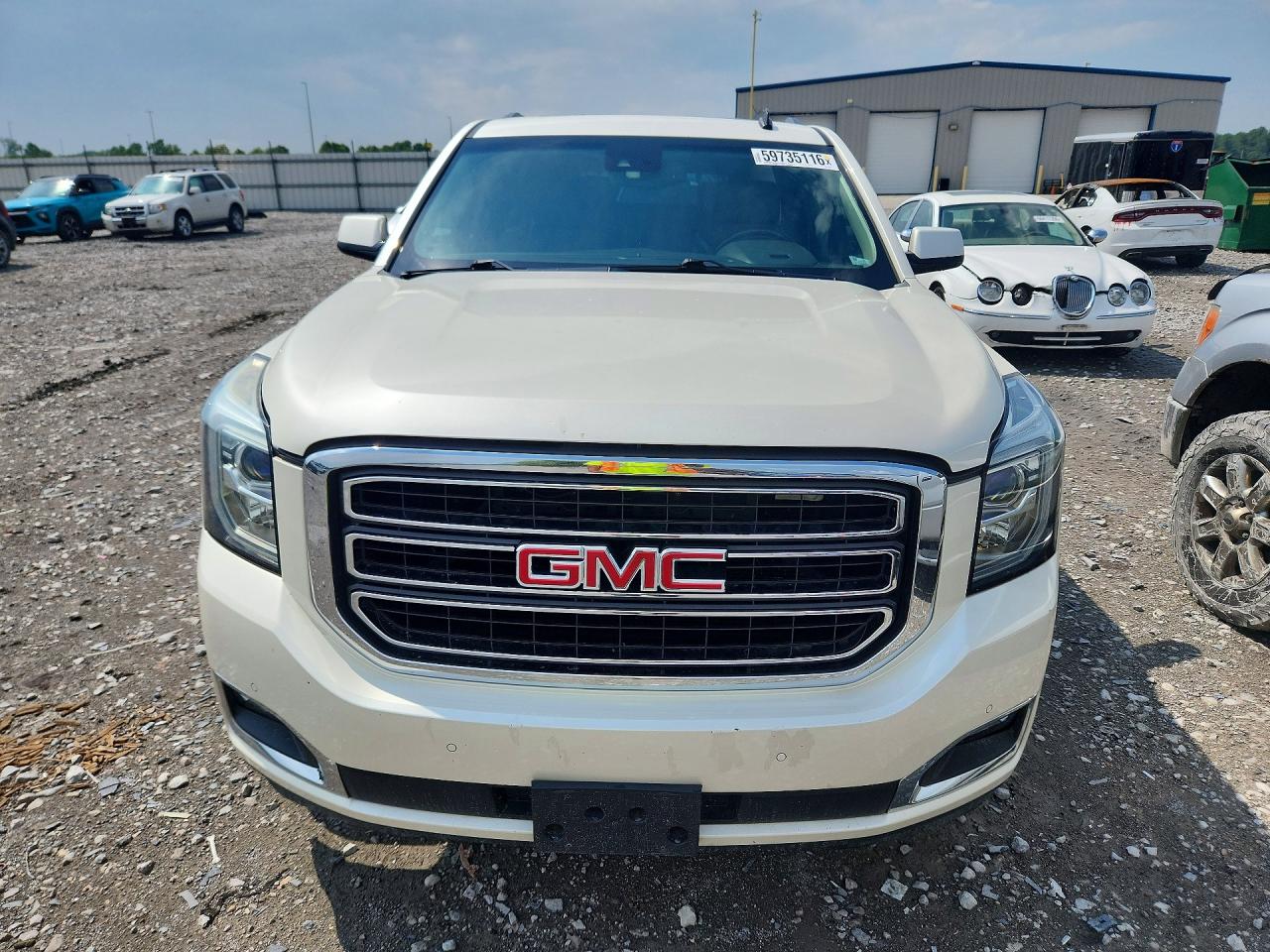 2015 Gmc Yukon Slt White vin: 1GKS2BKC3FR133270