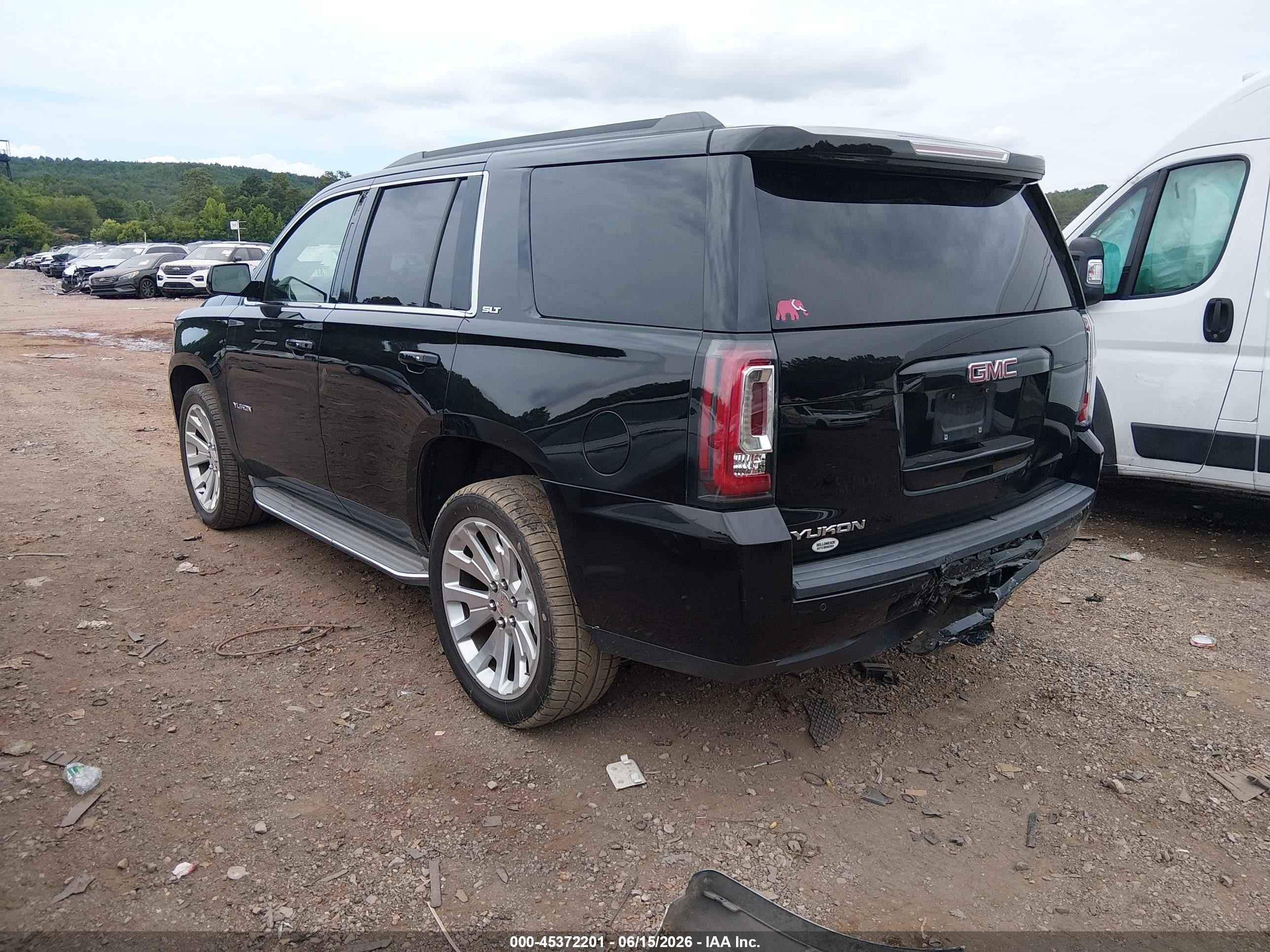 2015 Gmc Yukon Slt Black vin: 1GKS2BKC3FR307869
