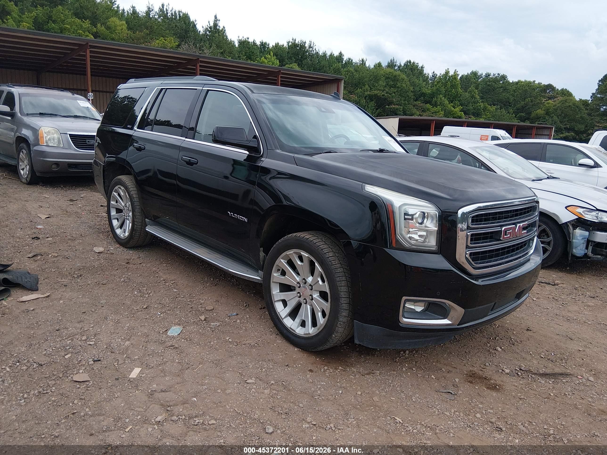 2015 Gmc Yukon Slt Black vin: 1GKS2BKC3FR307869