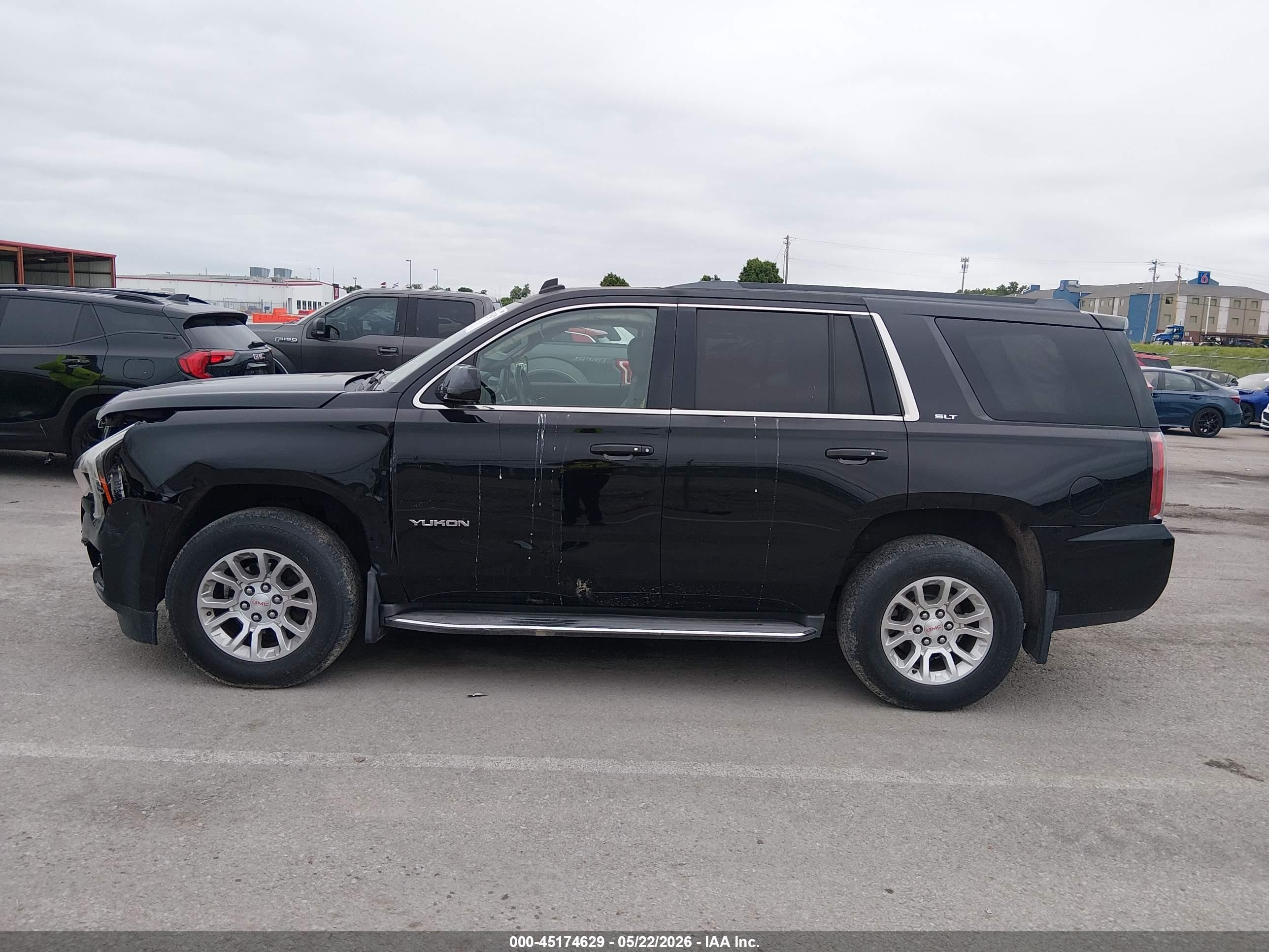 2015 Gmc Yukon Slt Черный vin: 1GKS2BKC4FR262716