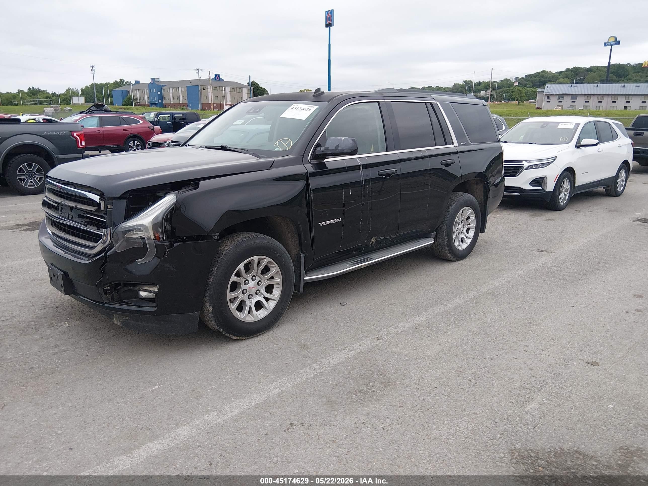 2015 Gmc Yukon Slt Черный vin: 1GKS2BKC4FR262716