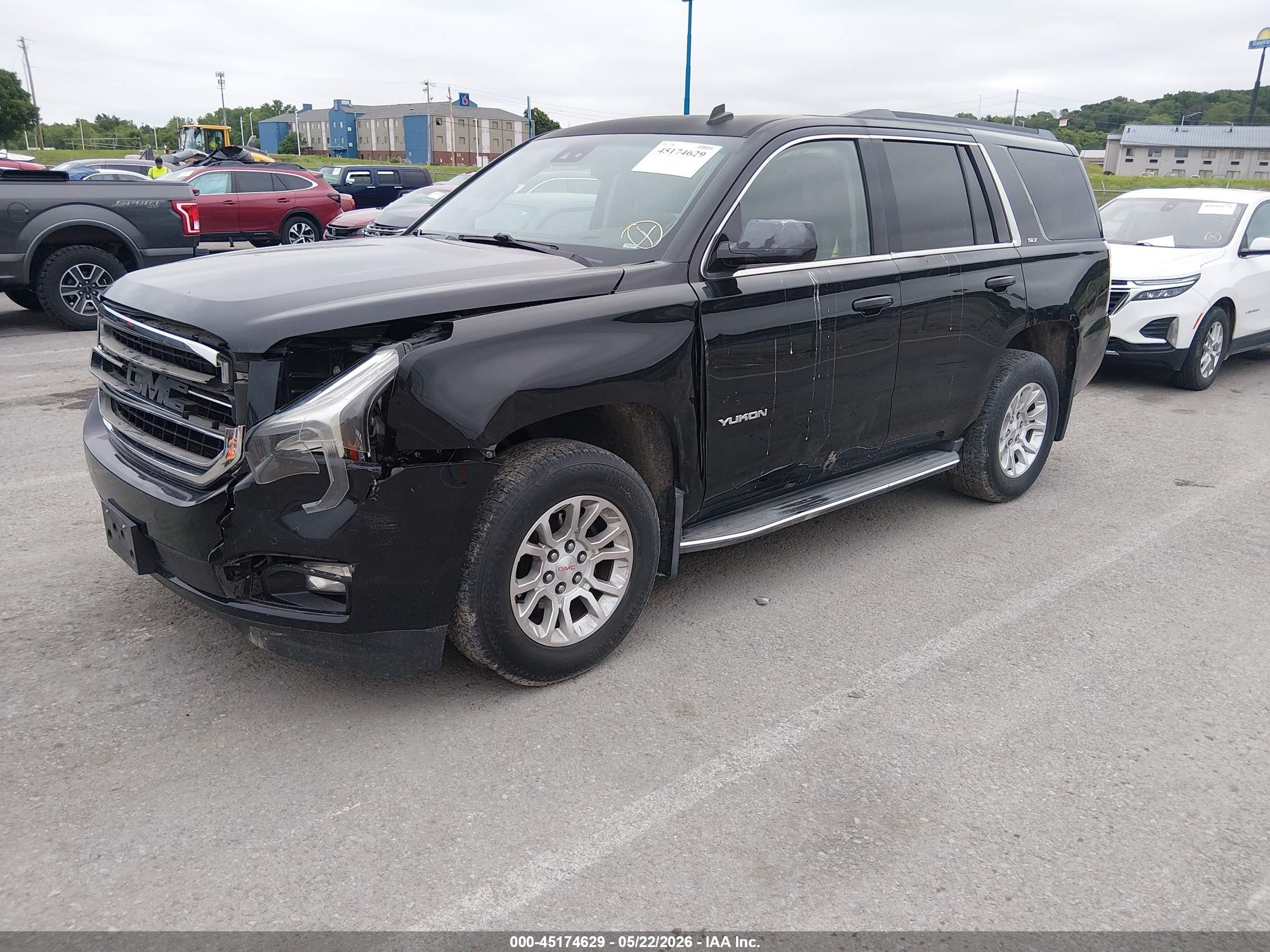 2015 Gmc Yukon Slt Черный vin: 1GKS2BKC4FR262716
