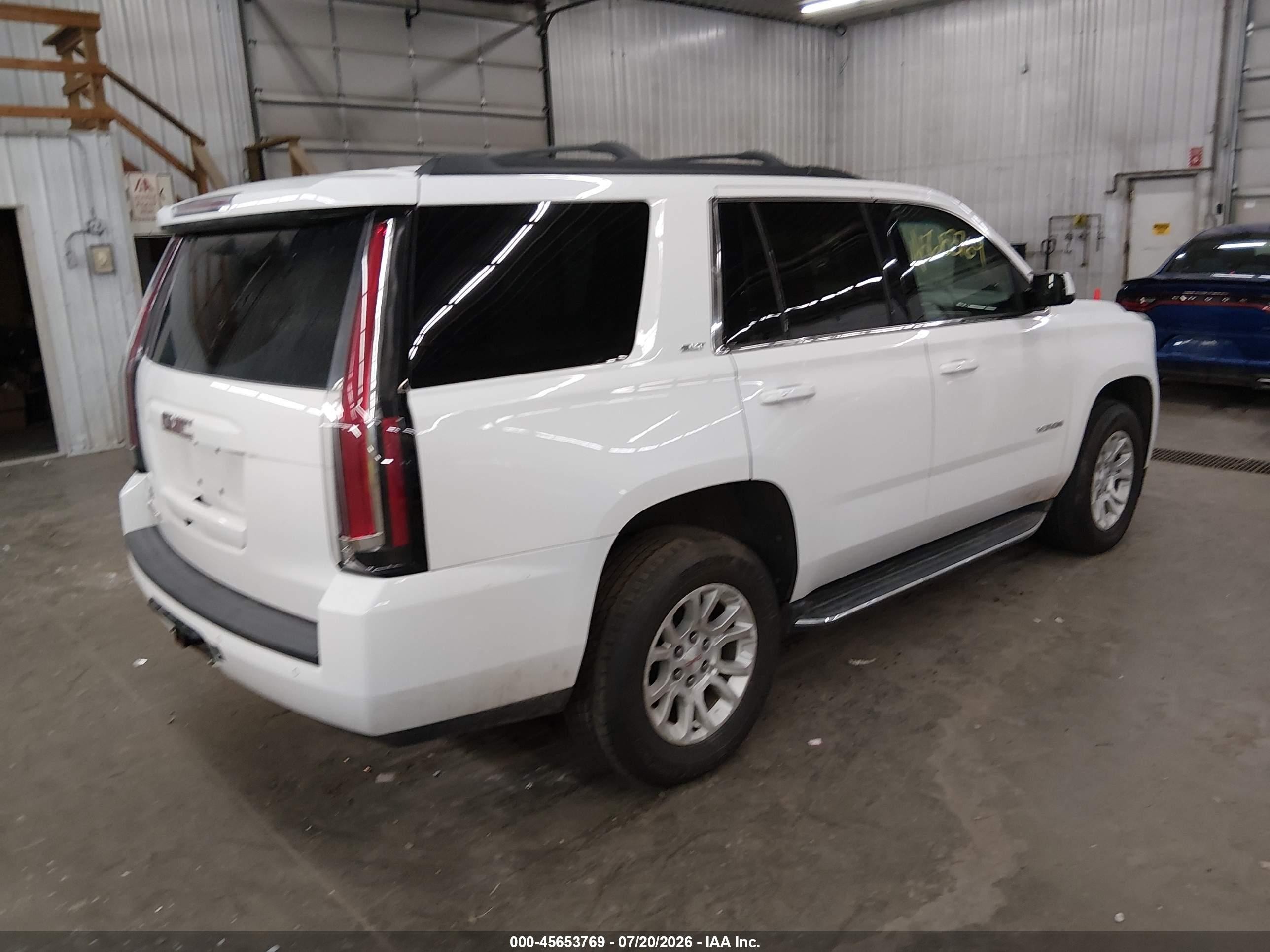 2015 Gmc Yukon Slt White vin: 1GKS2BKC4FR683190