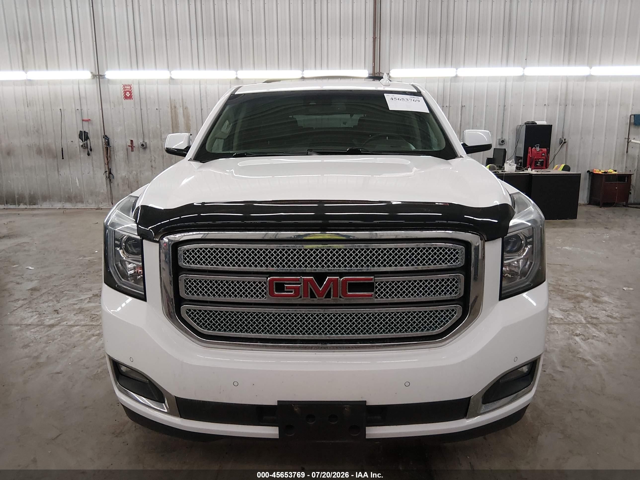 2015 Gmc Yukon Slt White vin: 1GKS2BKC4FR683190