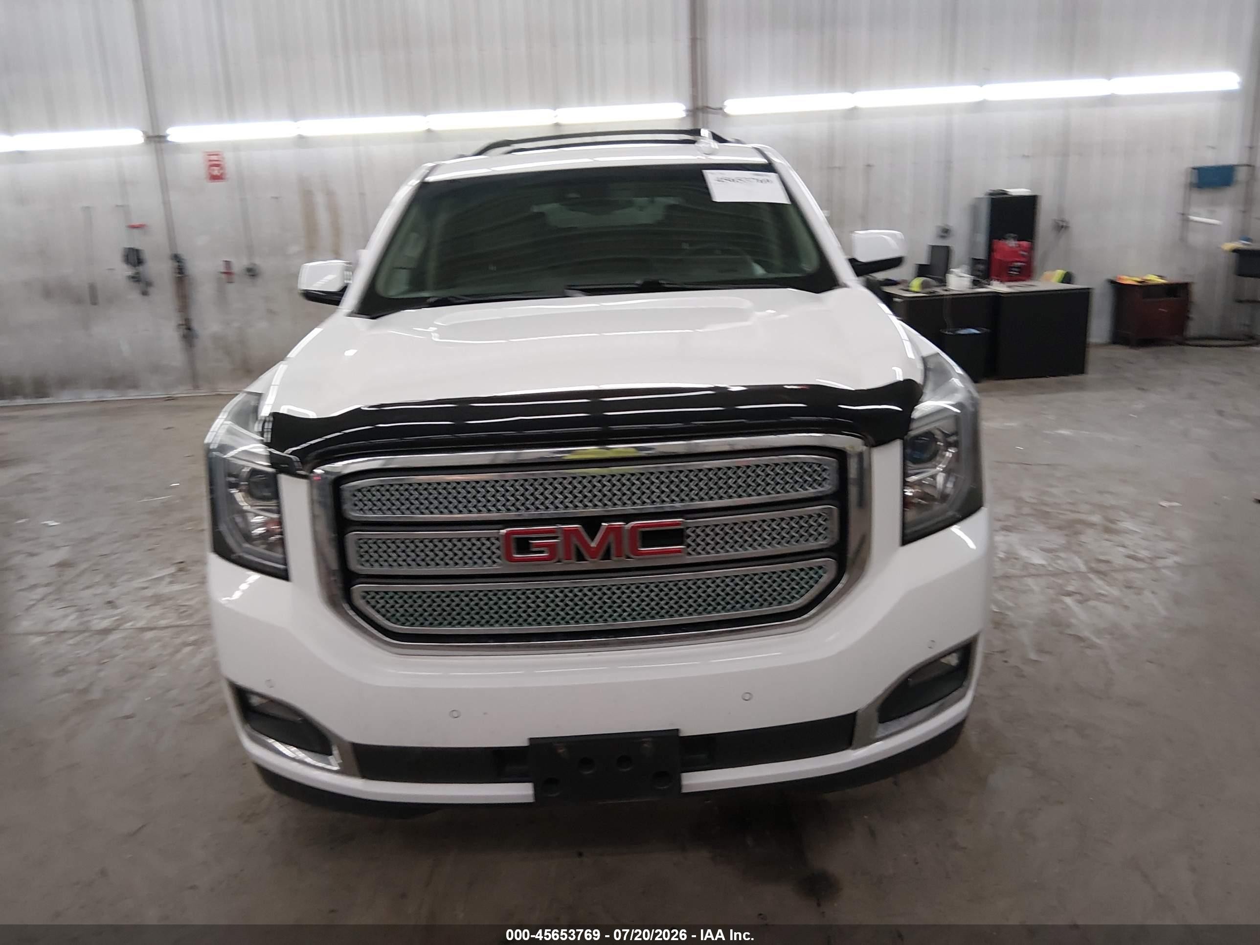 2015 Gmc Yukon Slt White vin: 1GKS2BKC4FR683190