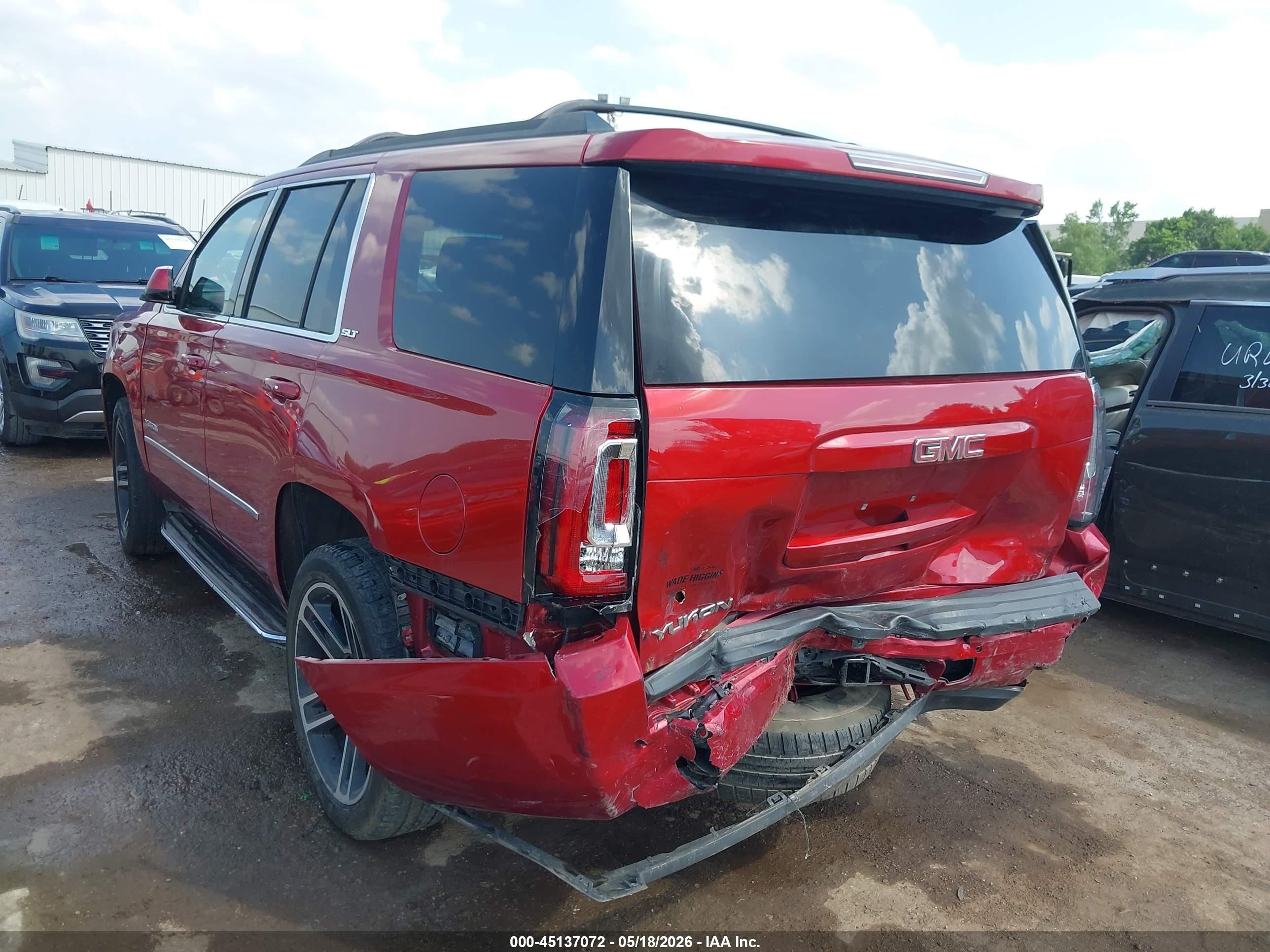 2015 Gmc Yukon Slt Black vin: 1GKS2BKC4FR686929