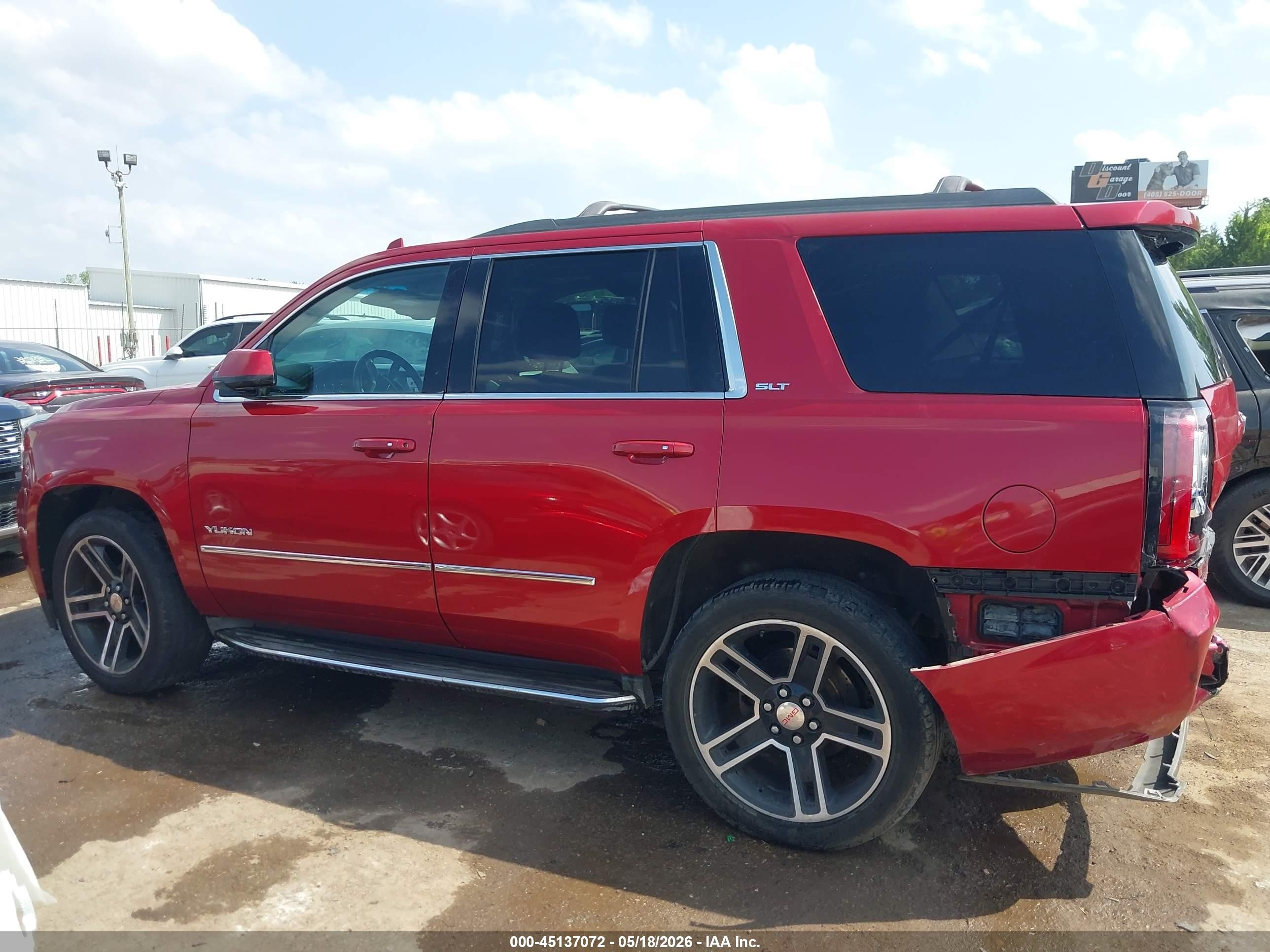 2015 Gmc Yukon Slt Black vin: 1GKS2BKC4FR686929
