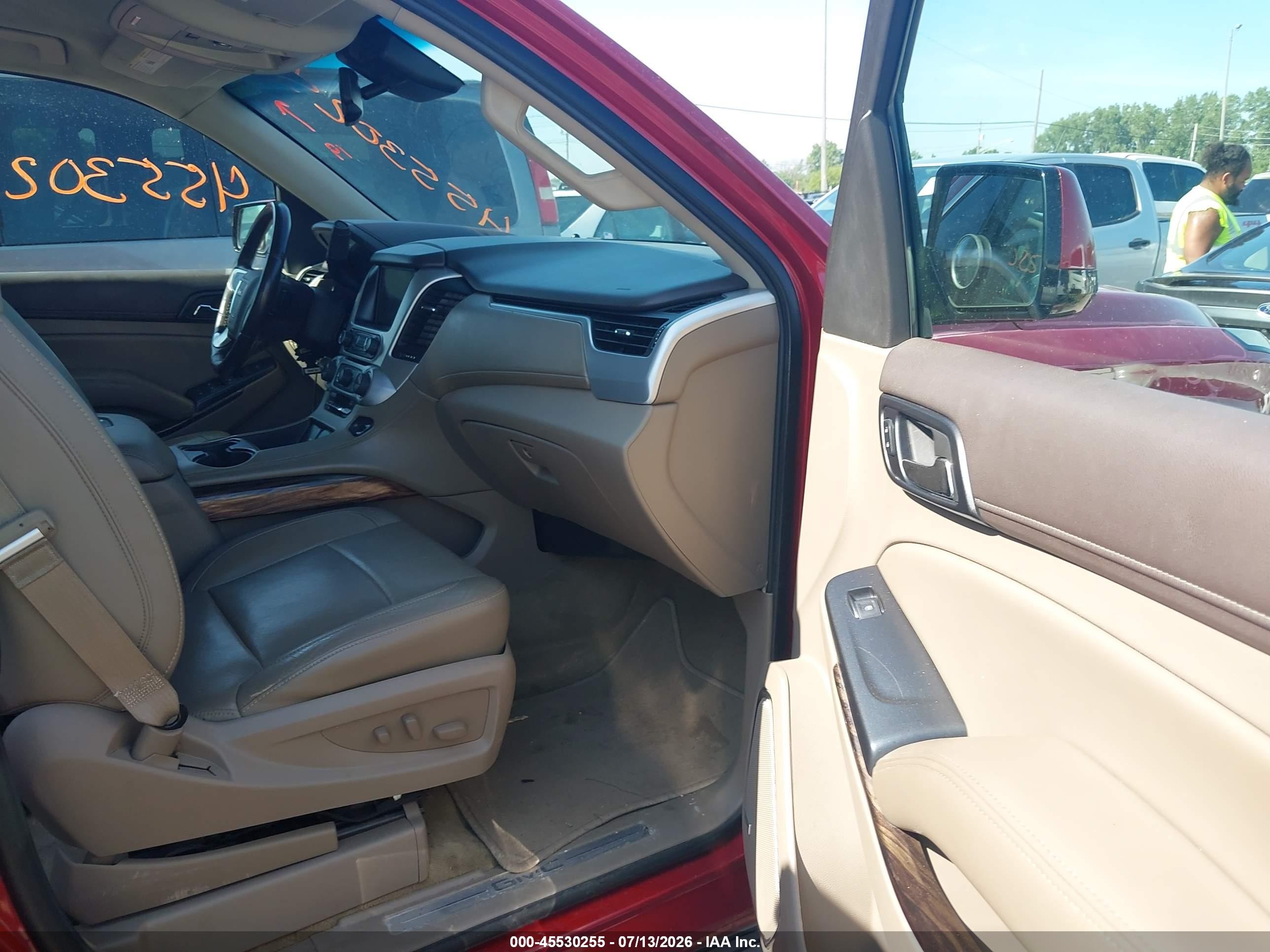 2015 Gmc Yukon Slt Red vin: 1GKS2BKC5FR135098