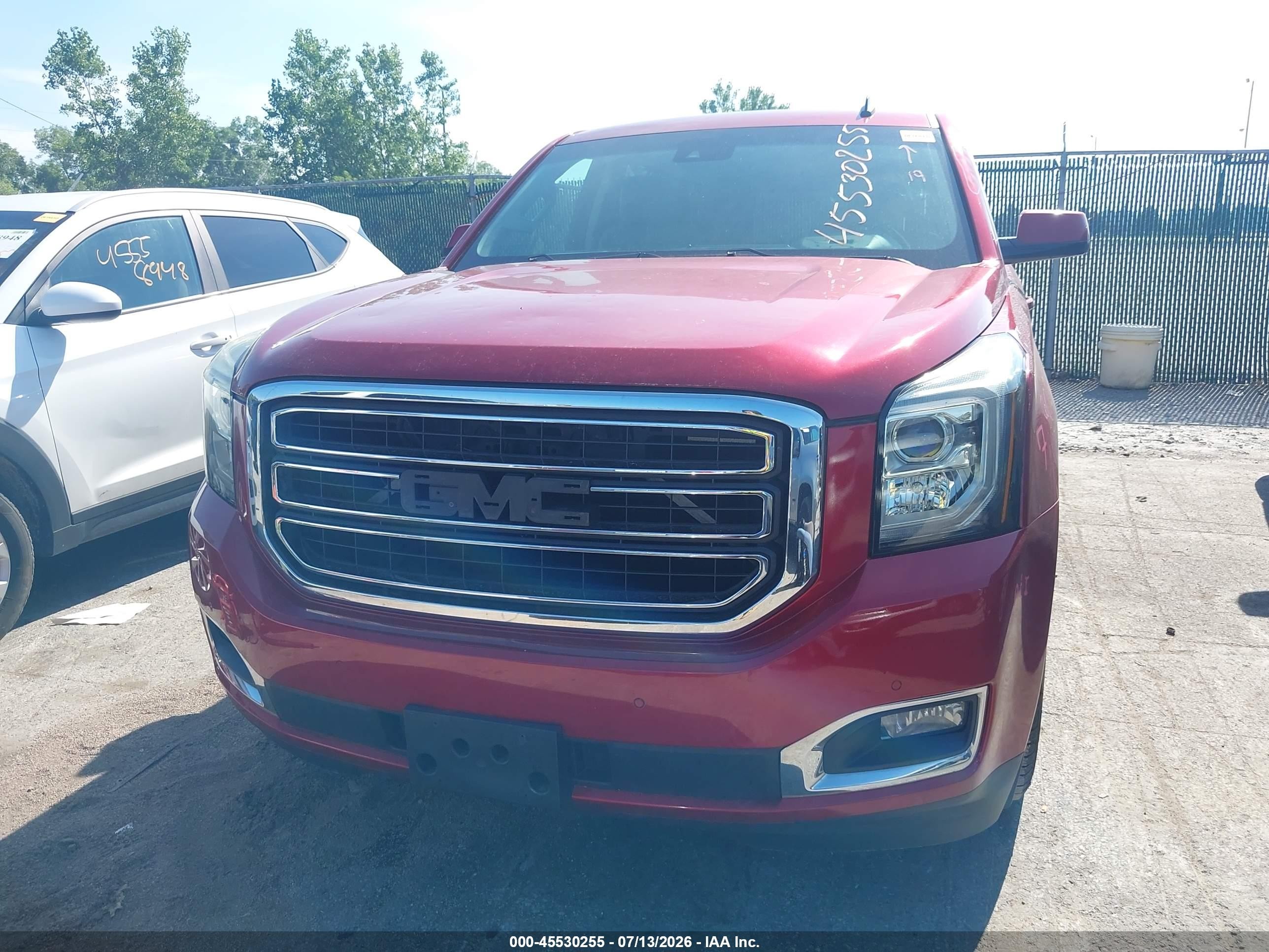 2015 Gmc Yukon Slt Red vin: 1GKS2BKC5FR135098