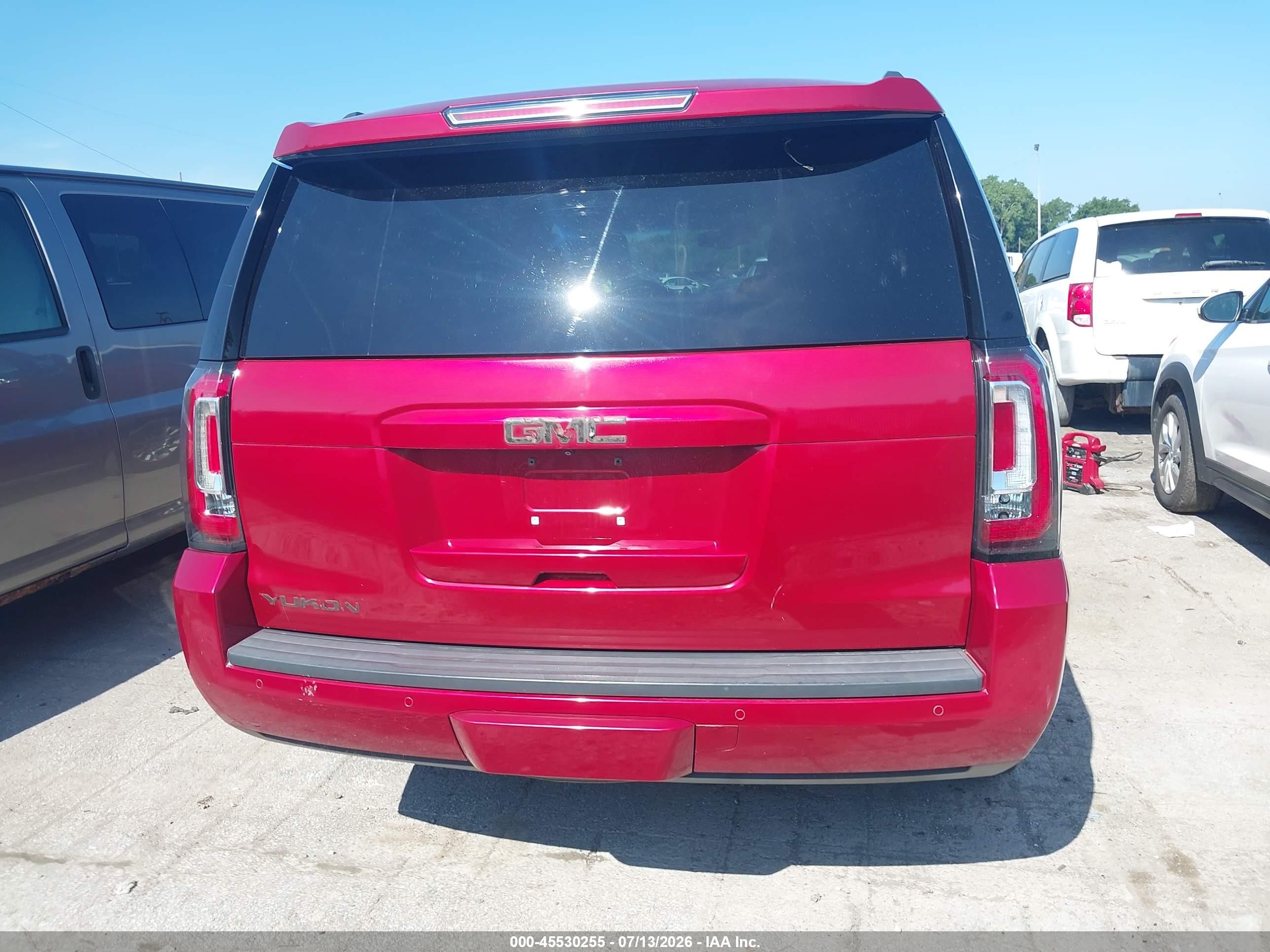 2015 Gmc Yukon Slt Red vin: 1GKS2BKC5FR135098