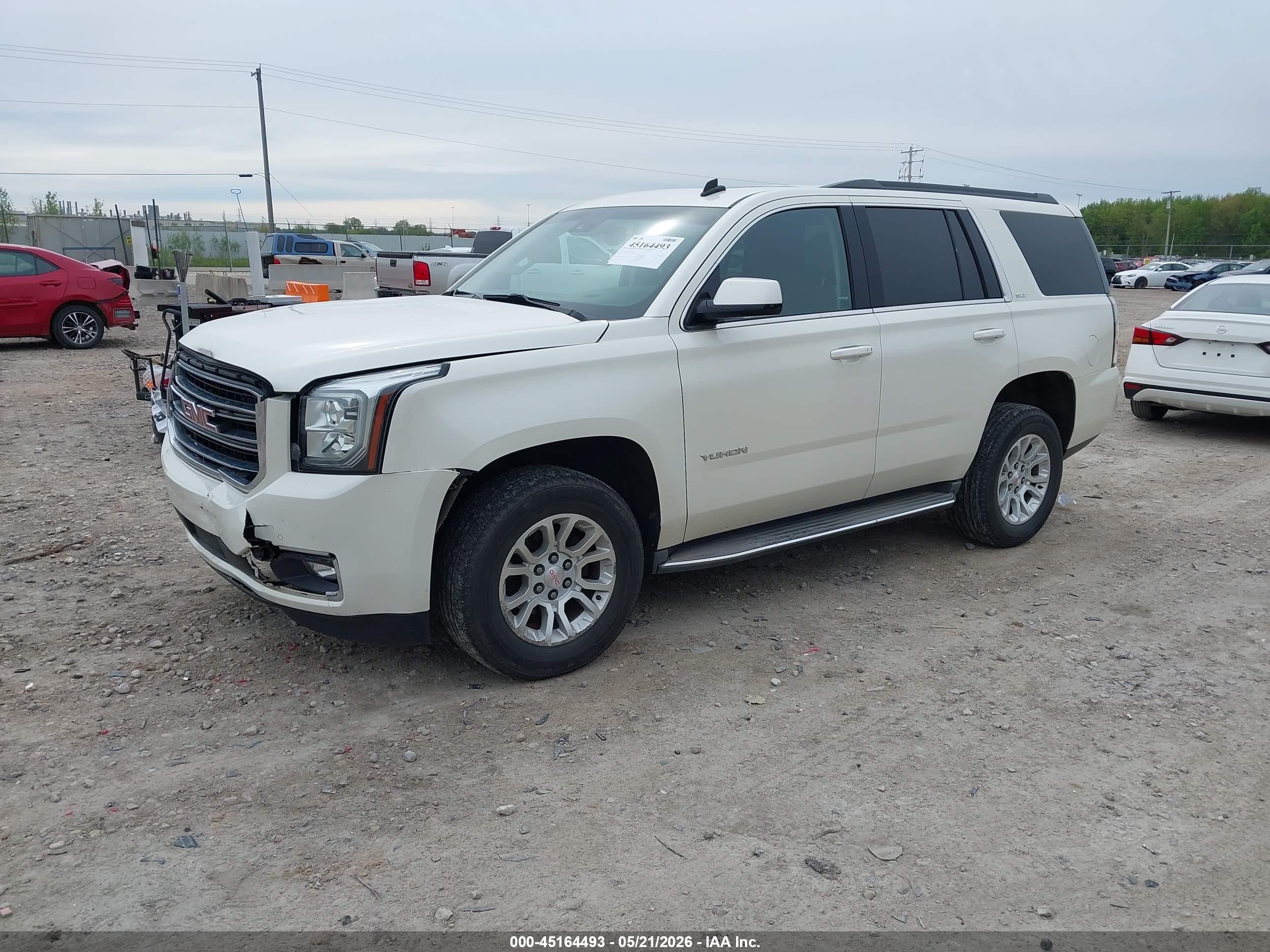 2015 Gmc Yukon Slt Белый vin: 1GKS2BKC5FR140303