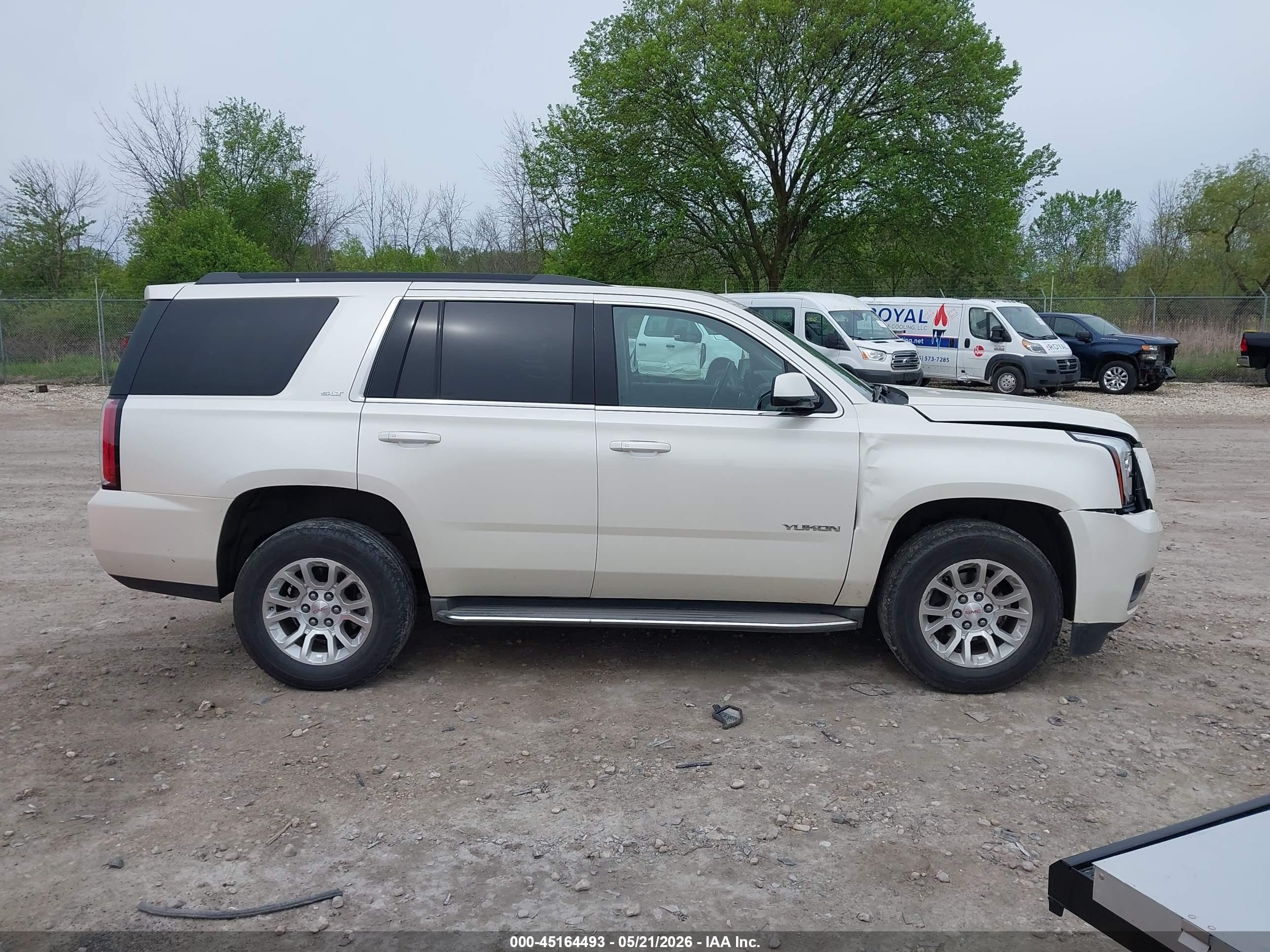2015 Gmc Yukon Slt Белый vin: 1GKS2BKC5FR140303