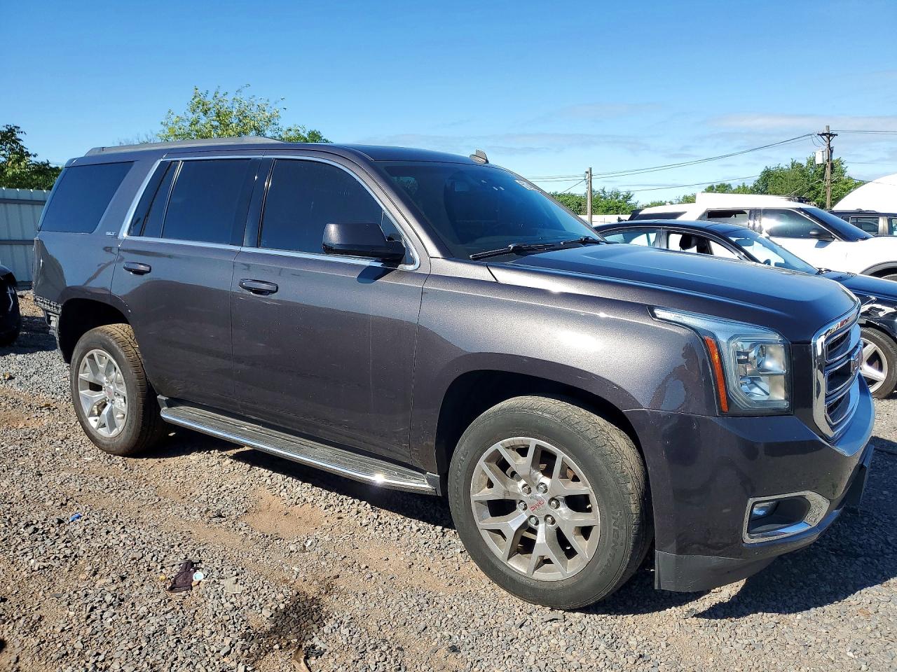 2015 Gmc Yukon Slt Gray vin: 1GKS2BKC5FR267097