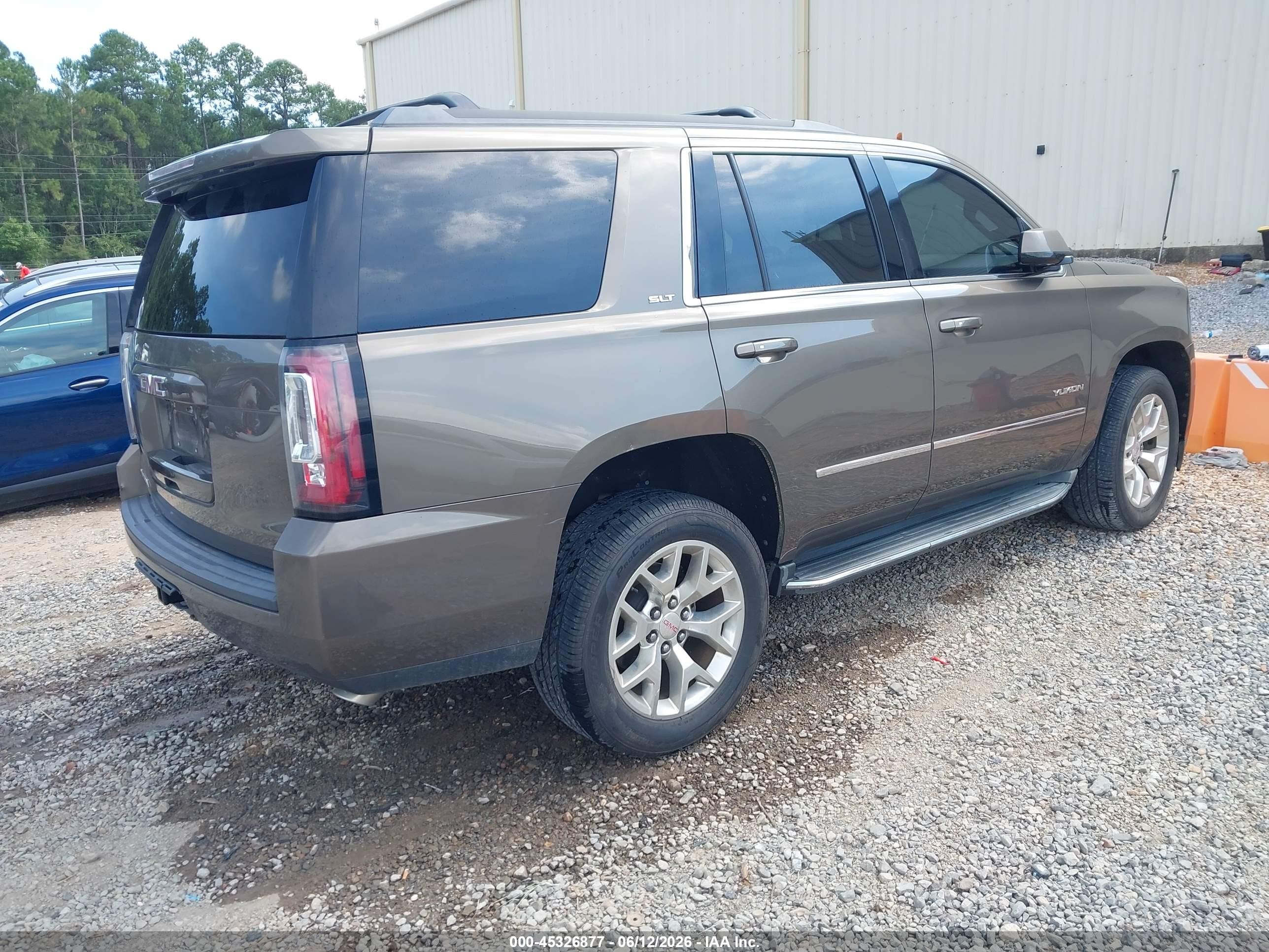 2015 Gmc Yukon Slt Черный vin: 1GKS2BKC5FR613567