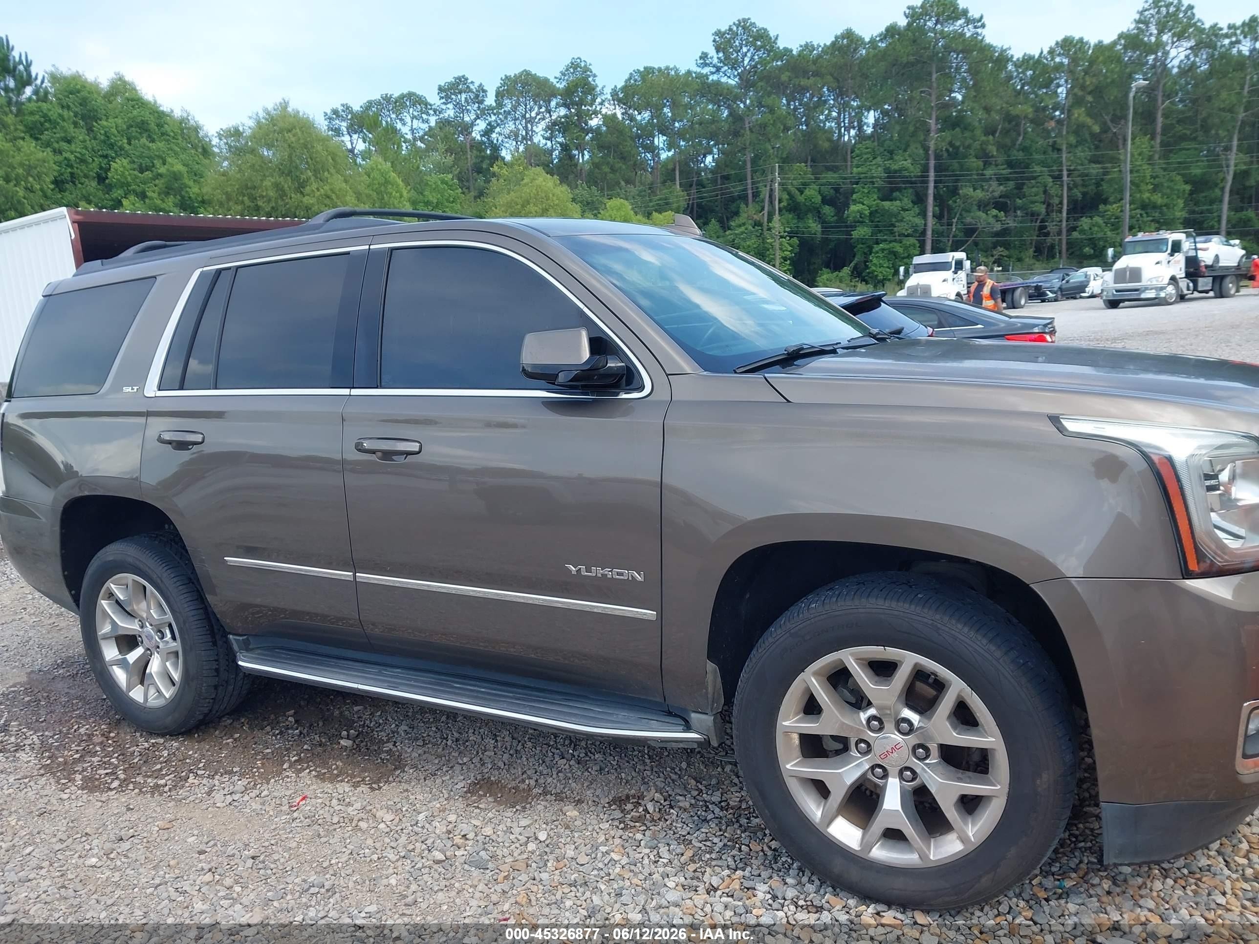 2015 Gmc Yukon Slt Черный vin: 1GKS2BKC5FR613567