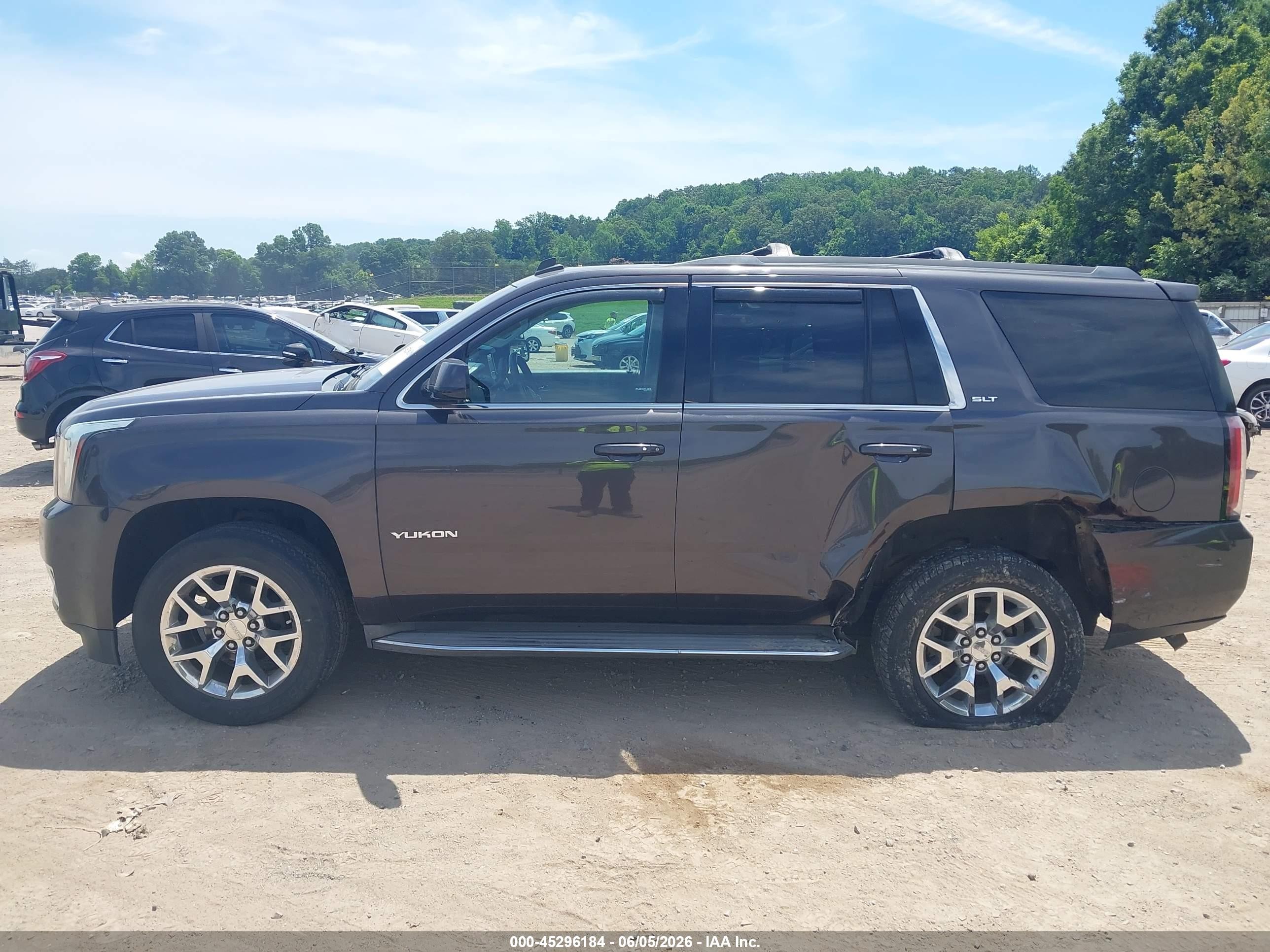 2015 Gmc Yukon Slt Black vin: 1GKS2BKC6FR145946