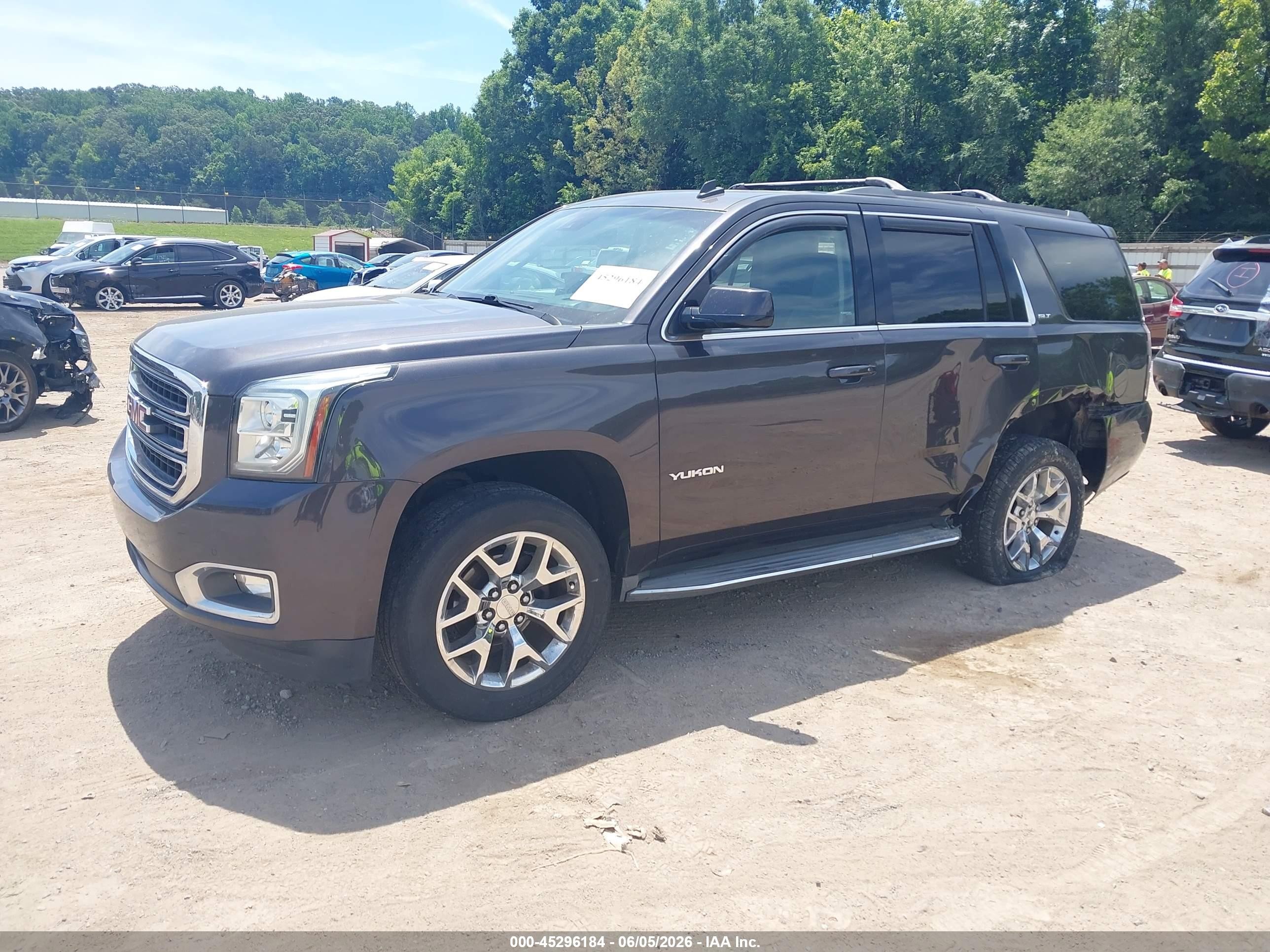 2015 Gmc Yukon Slt Black vin: 1GKS2BKC6FR145946