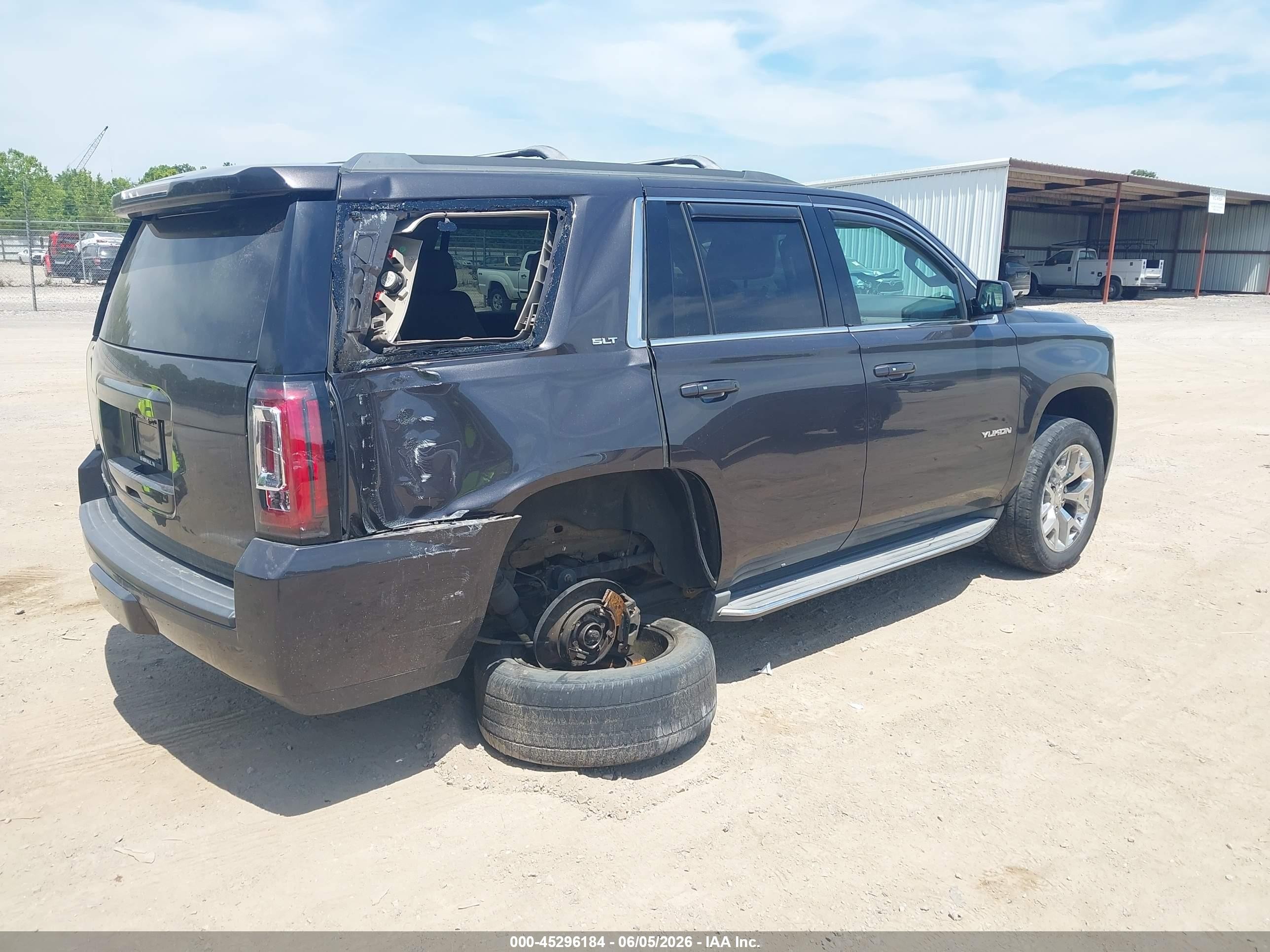 2015 Gmc Yukon Slt Black vin: 1GKS2BKC6FR145946