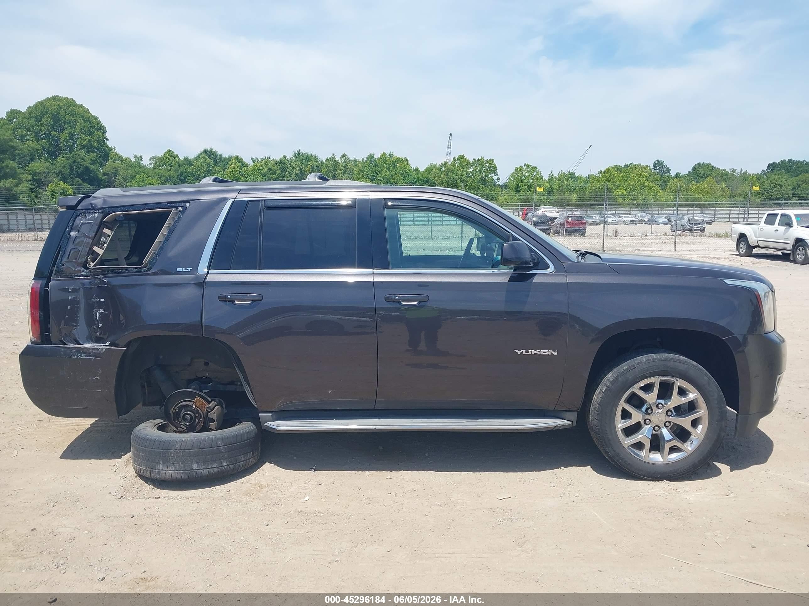 2015 Gmc Yukon Slt Black vin: 1GKS2BKC6FR145946